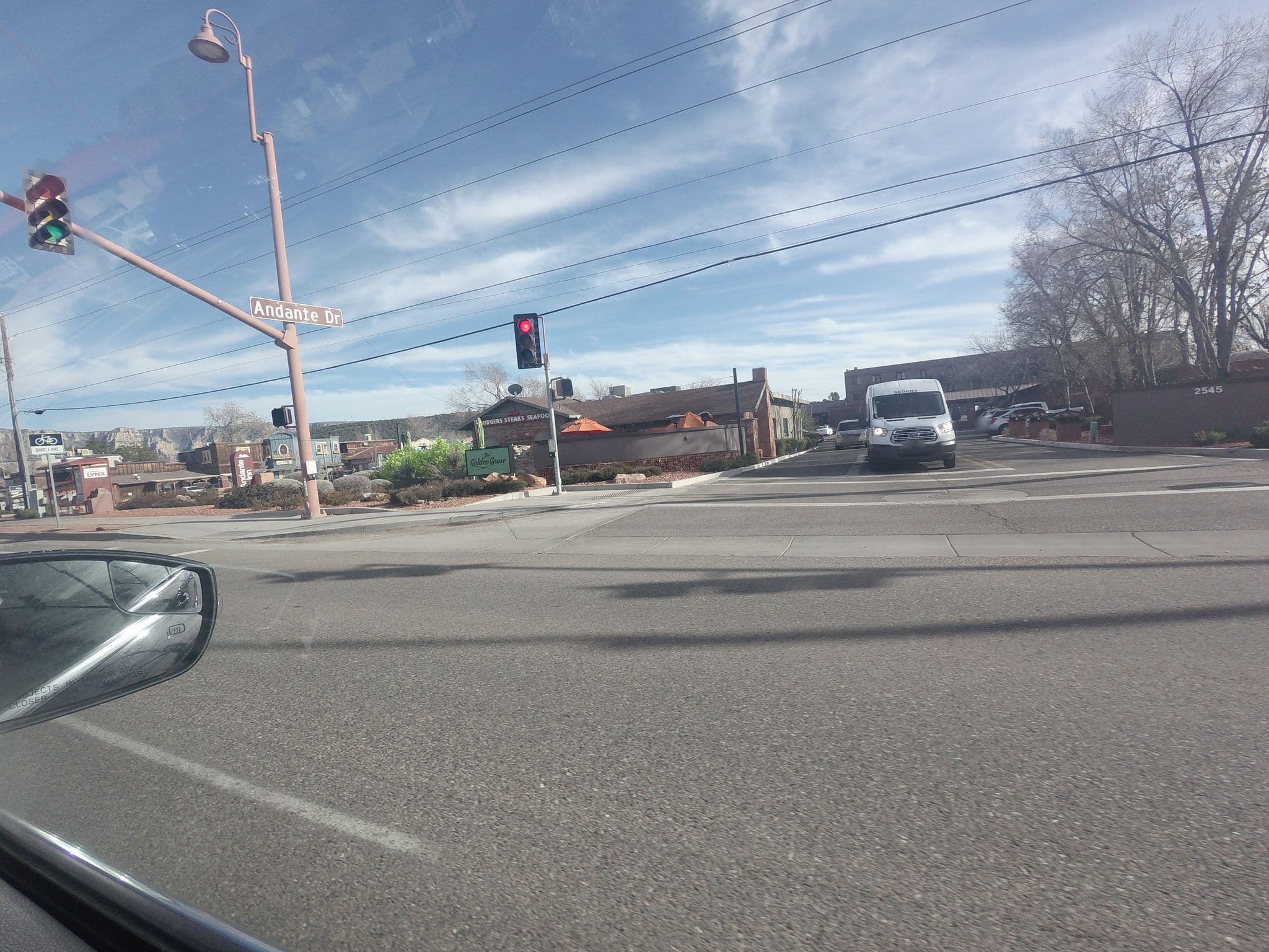 Street view near Andante Inn, West Sedona — © hshearer (CC BY-SA · Mapillary)