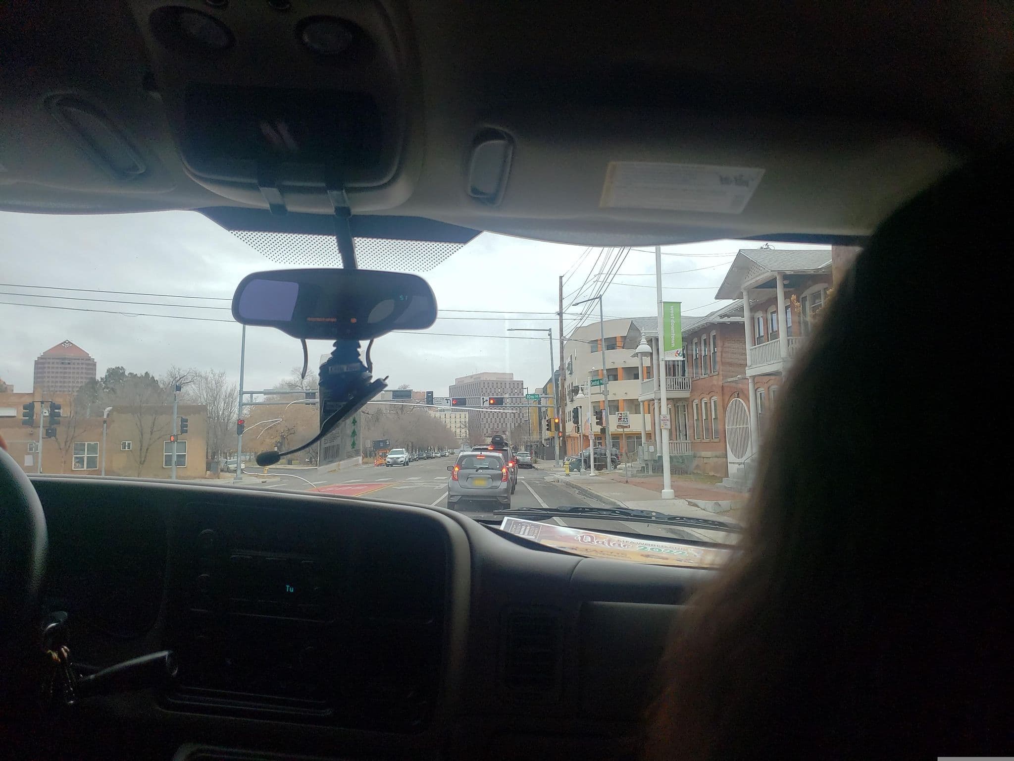 Street view near Mother Road Hostel, Albuquerque — © finneystreetview (CC BY-SA · Mapillary)