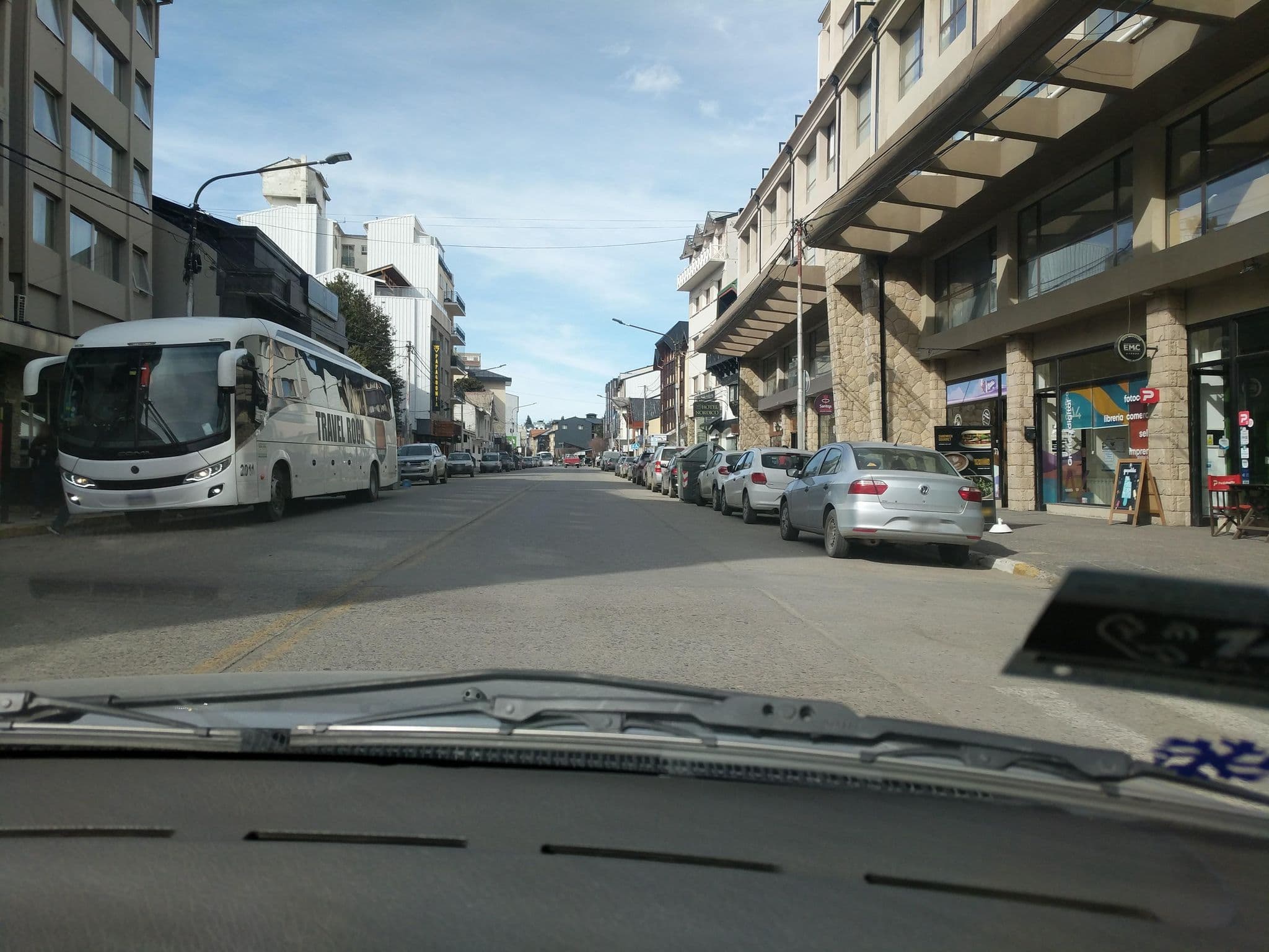 Street view near Tangoinn Club Hotel, San Carlos de Bariloche