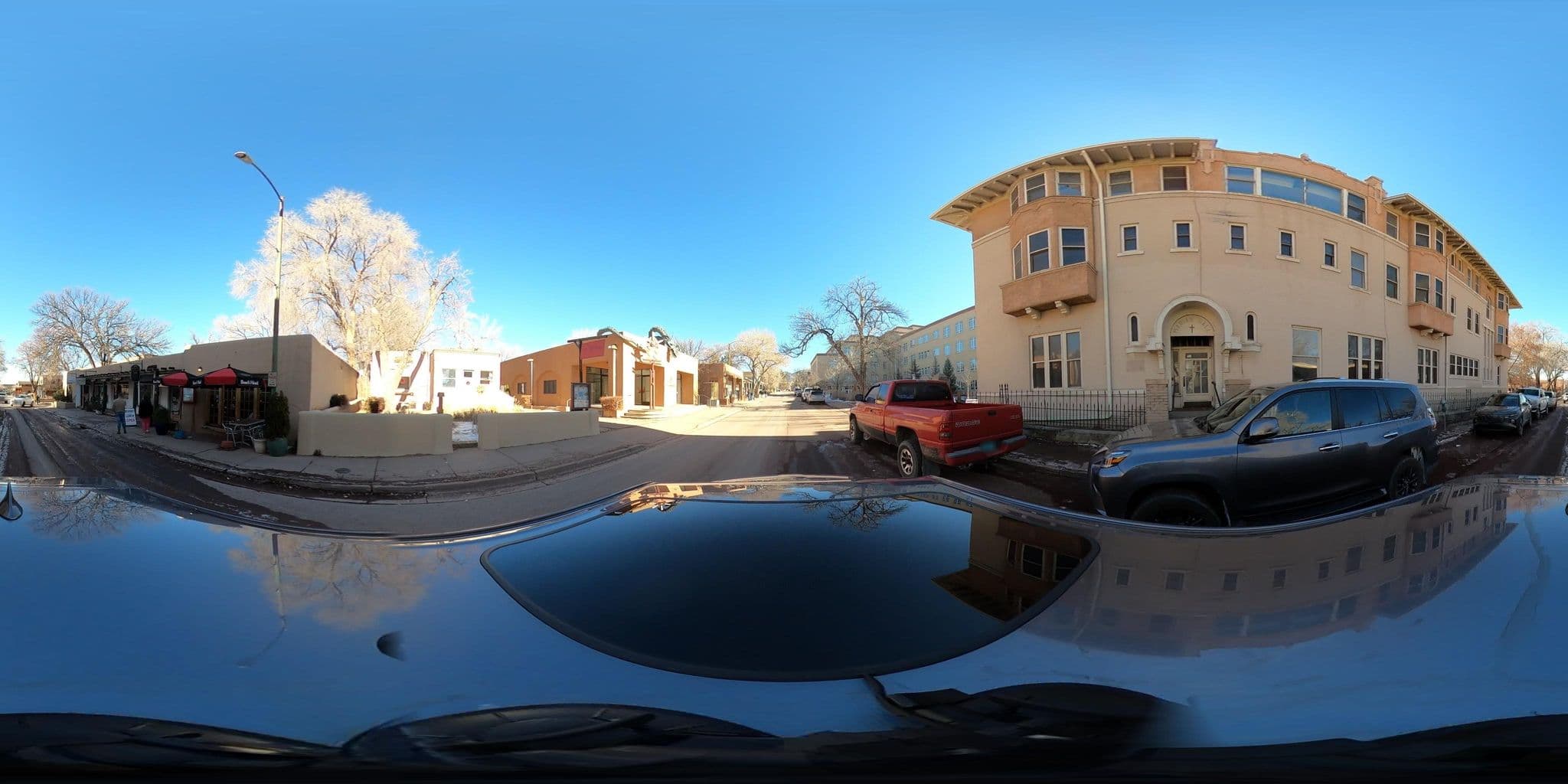 Street view near Odd Thomas, Santa Fe — © quickness805 (CC BY-SA · Mapillary)