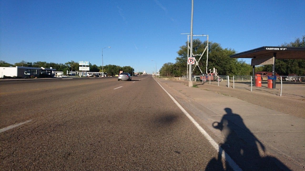 Street view near Hampton Inn by Hilton, Tucumcari — © voschix (CC BY-SA · Mapillary)