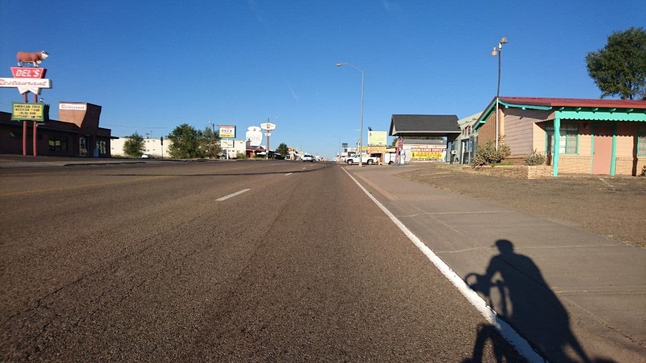 Street view near Bright Morning Motel (Plan B), Tucumcari — © voschix (CC BY-SA · Mapillary)