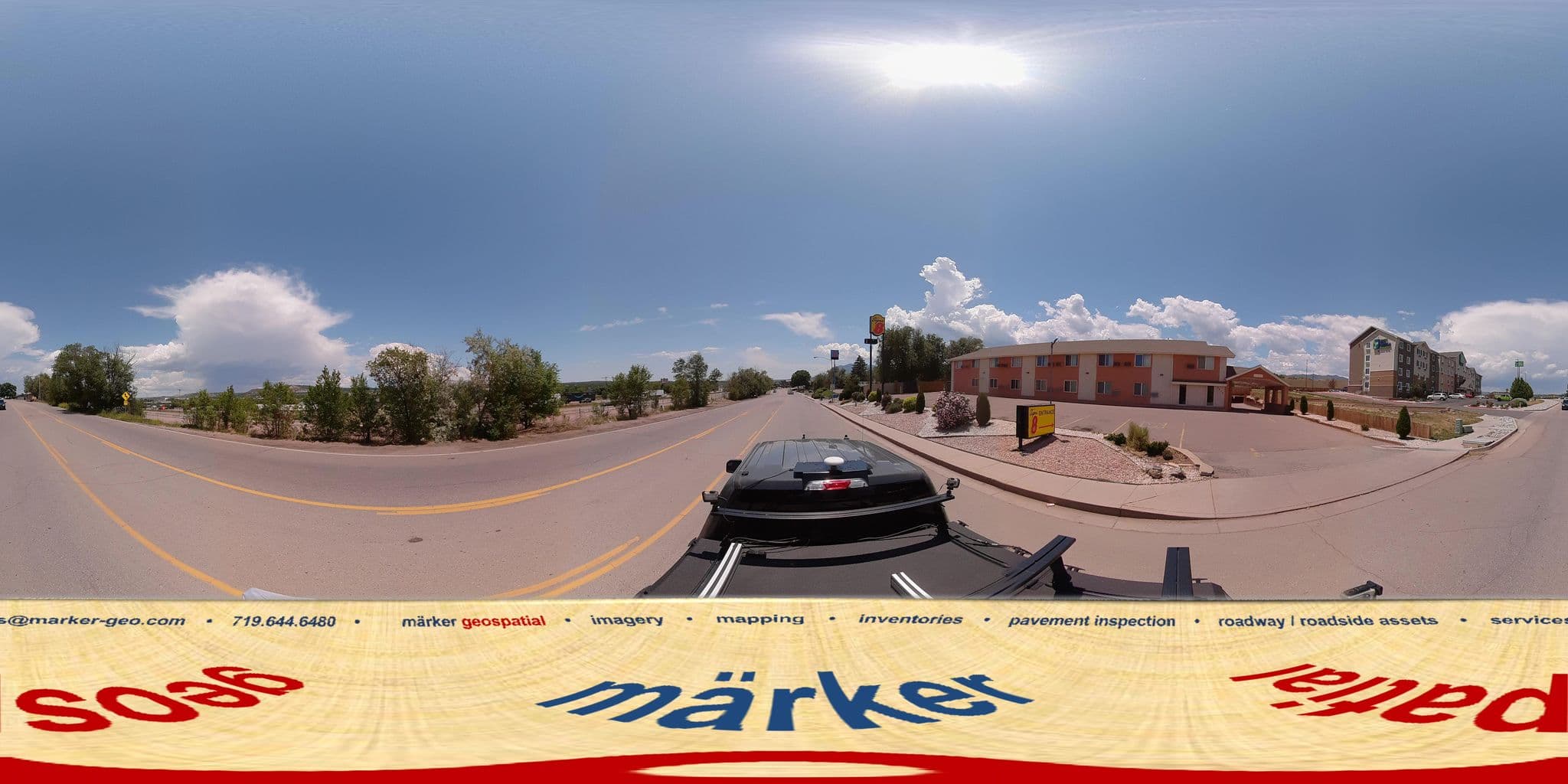 Street view near Super 8, Colorado Springs — © marker_geo1 (CC BY-SA · Mapillary)