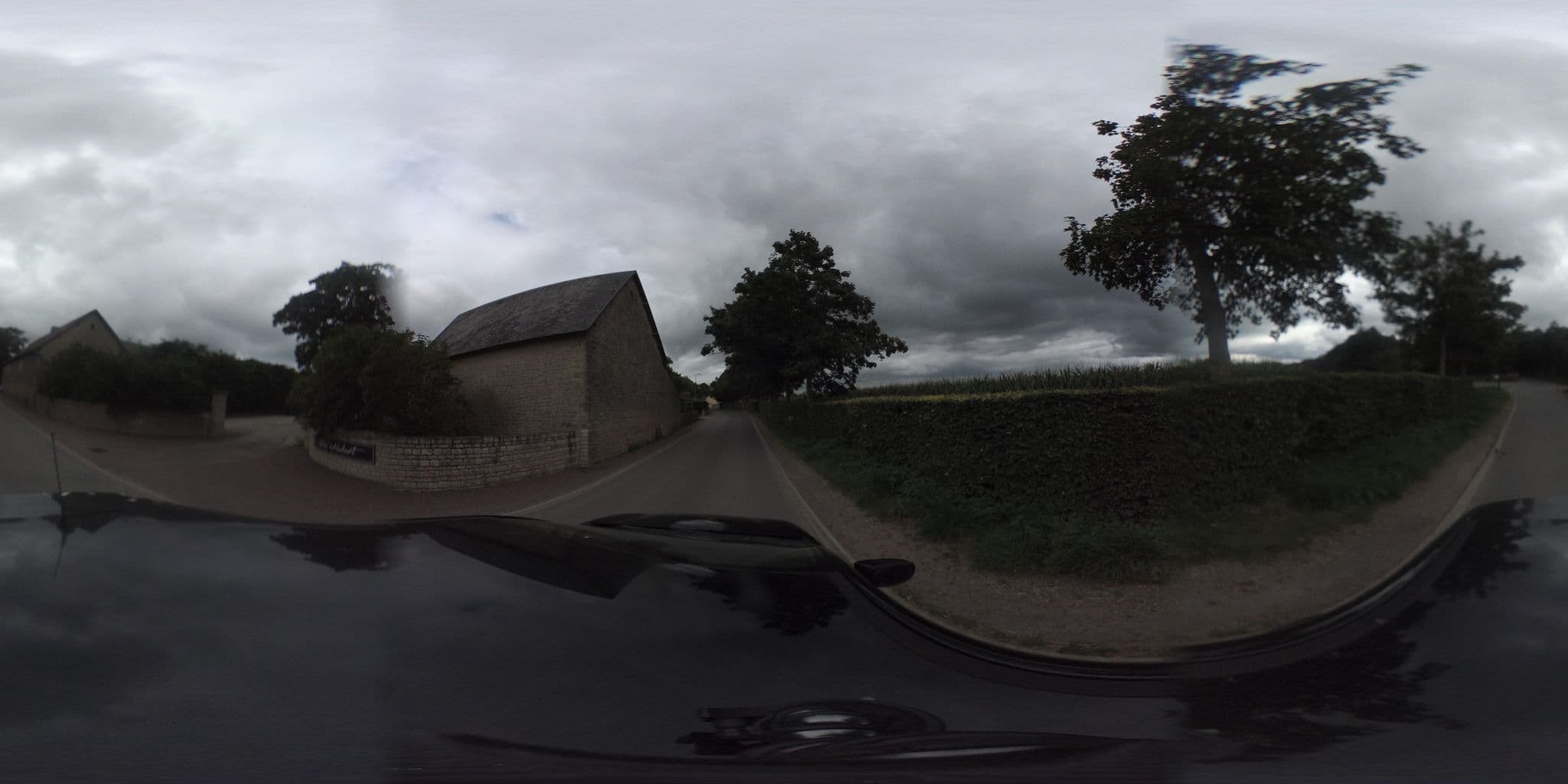 Street view near Gîte Hubert, Port-en-Bessin-Huppain — © arteragence (CC BY-SA · Mapillary)
