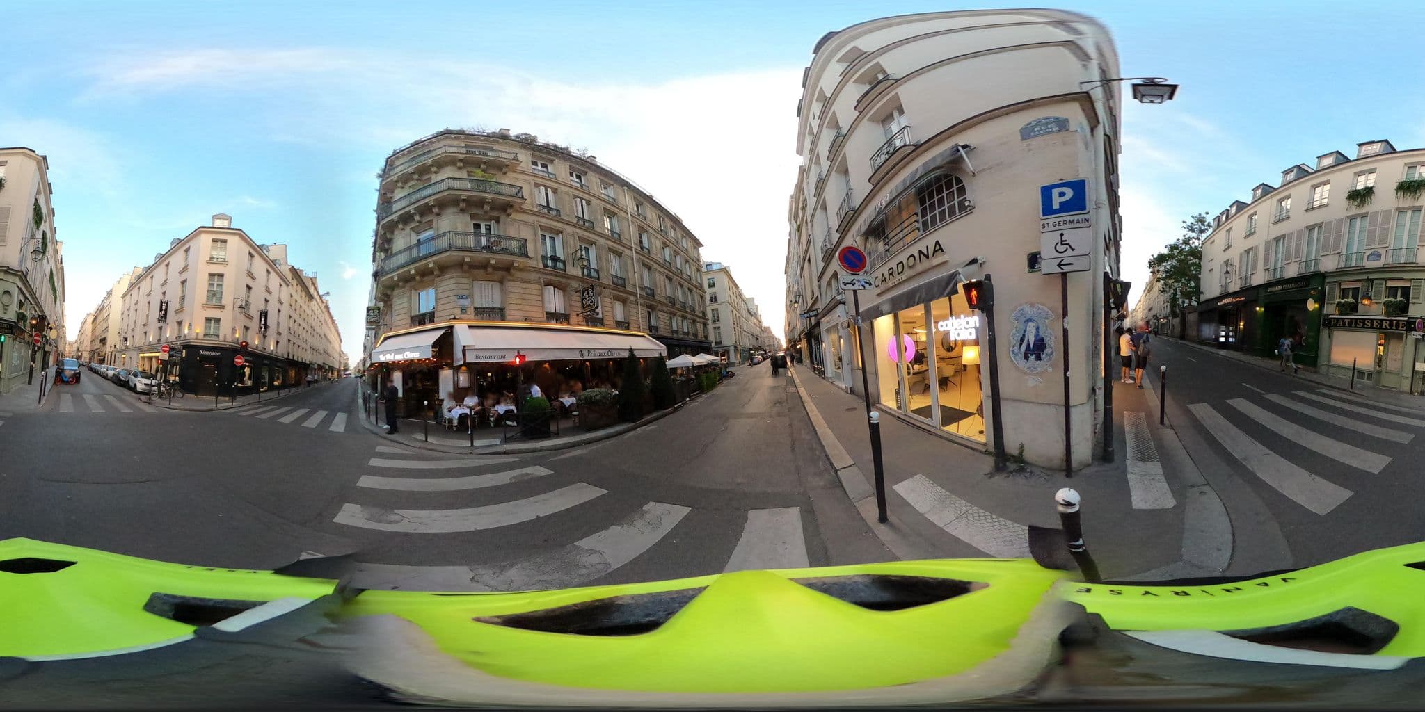 Street view near La Villa St Germain, Paris 01 Louvre — © Stefdegreef (CC BY-SA · Mapillary)