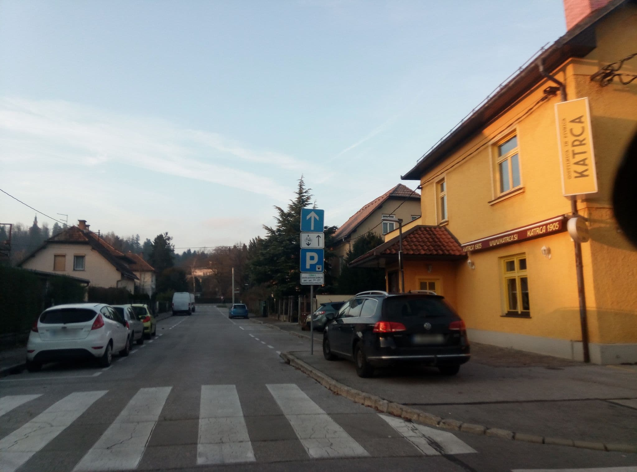 Street view near Hotel Katrca 1905, Ljubljana — © veverica (CC BY-SA · Mapillary)