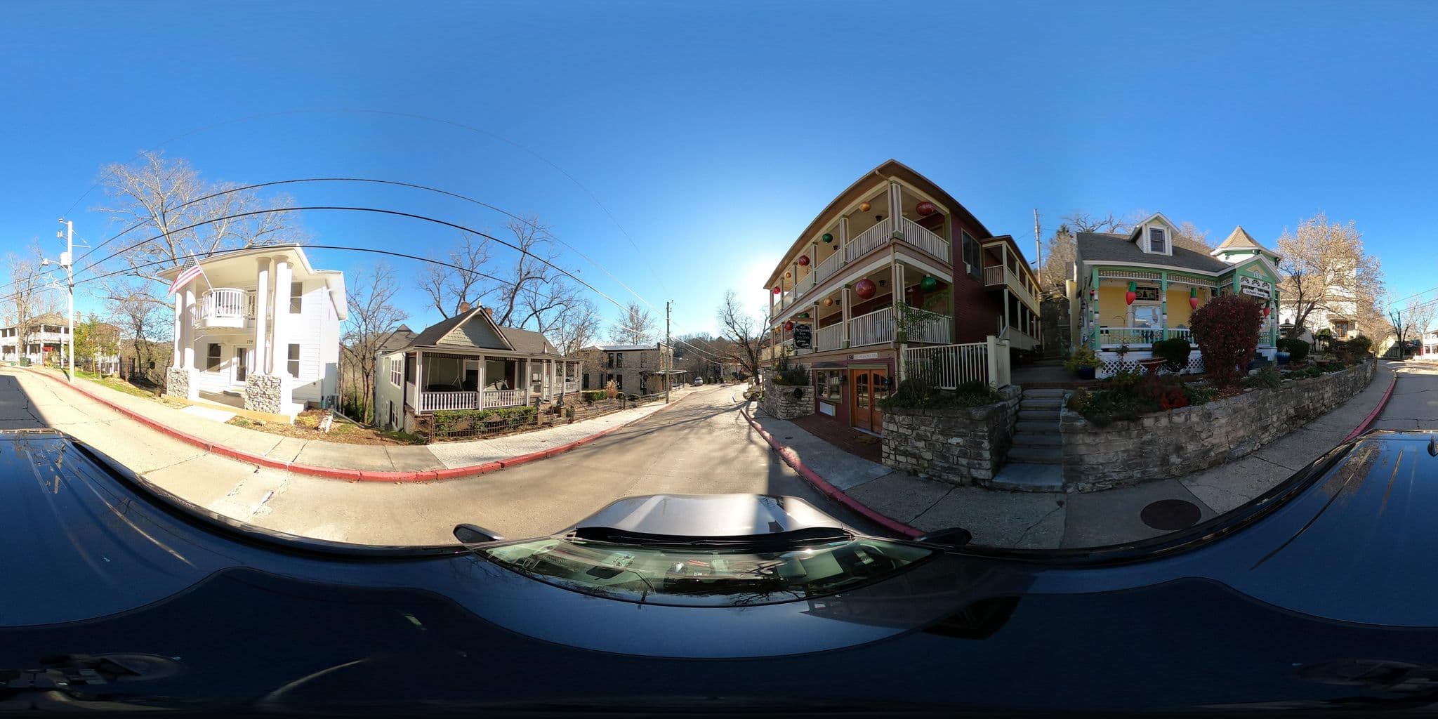 Street view near Piedmont House Bed & Breakfast Inn, Eureka Springs — © justinmeyers (CC BY-SA · Mapillary)