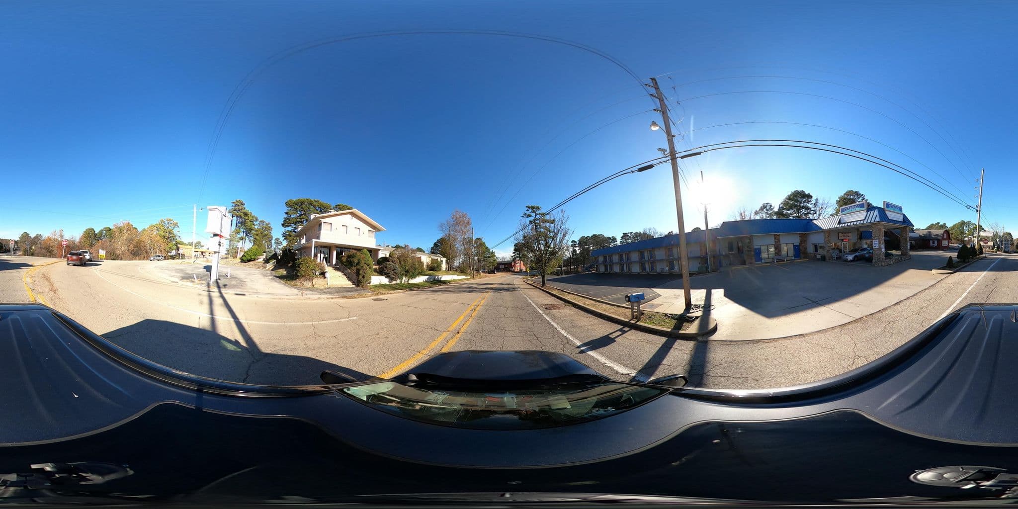 Street view near Ozarka Lodge, Eureka Springs — © justinmeyers (CC BY-SA · Mapillary)