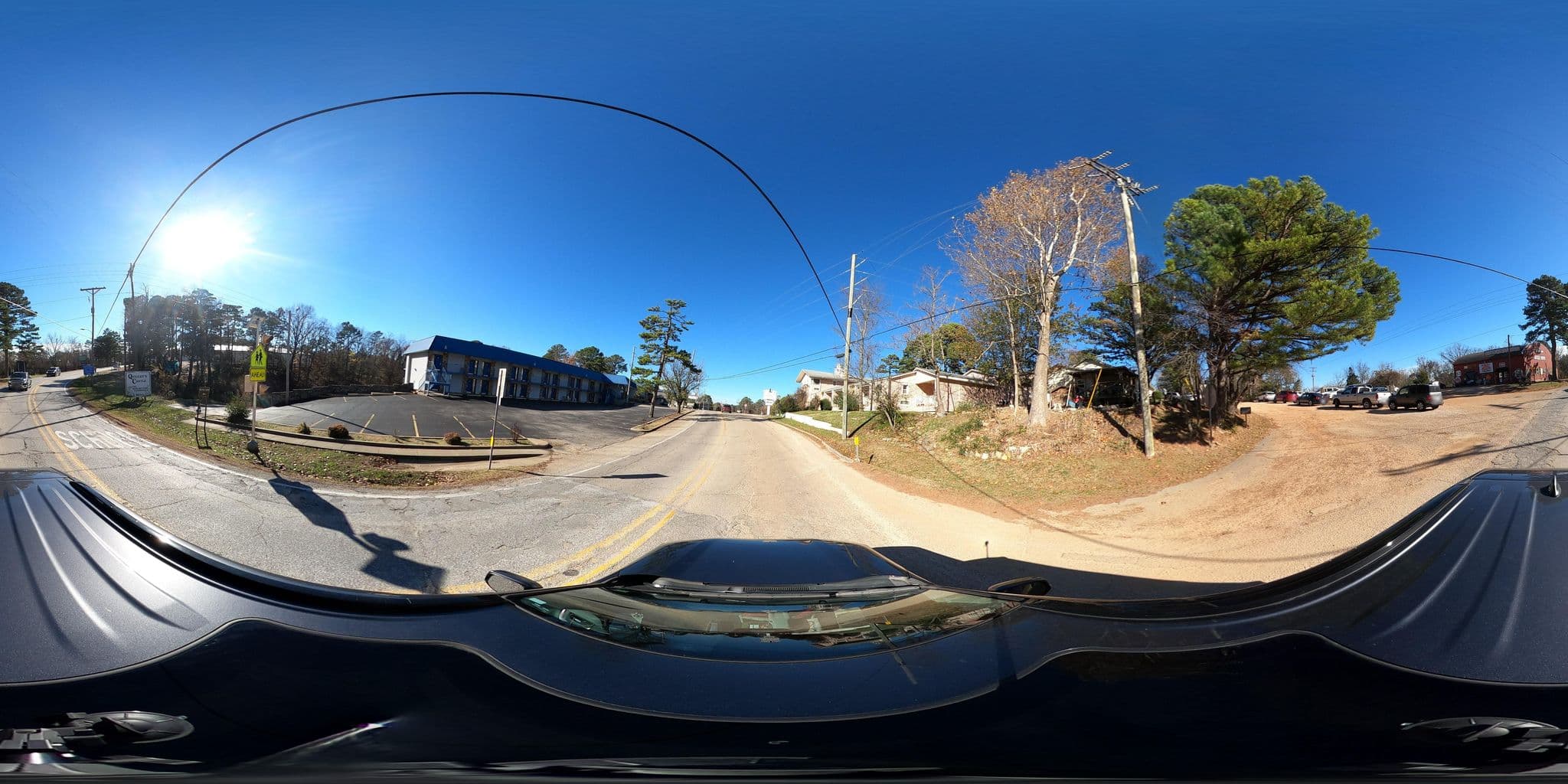 Street view near Land-O-Nod Inn, Eureka Springs — © justinmeyers (CC BY-SA · Mapillary)
