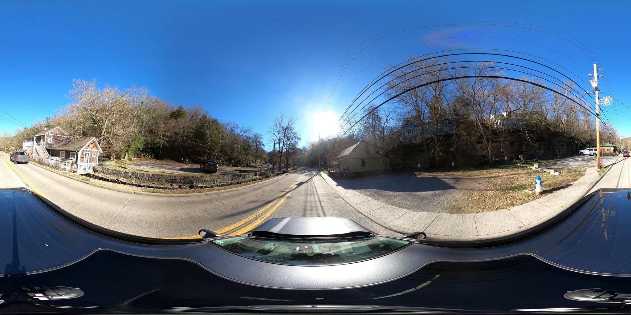 Street view near Rose of Sharon Cottage, Eureka Springs — © justinmeyers (CC BY-SA · Mapillary)