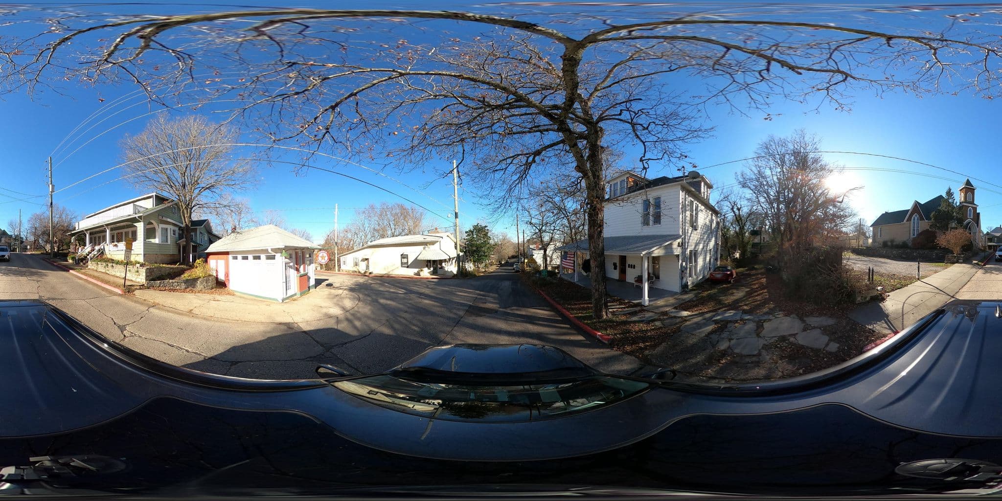Street view near Texaco, Eureka Springs — © justinmeyers (CC BY-SA · Mapillary)
