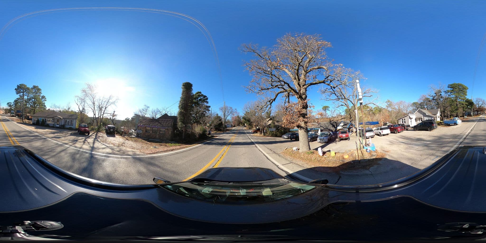 Street view near Treehouse Cottages, Eureka Springs — © justinmeyers (CC BY-SA · Mapillary)