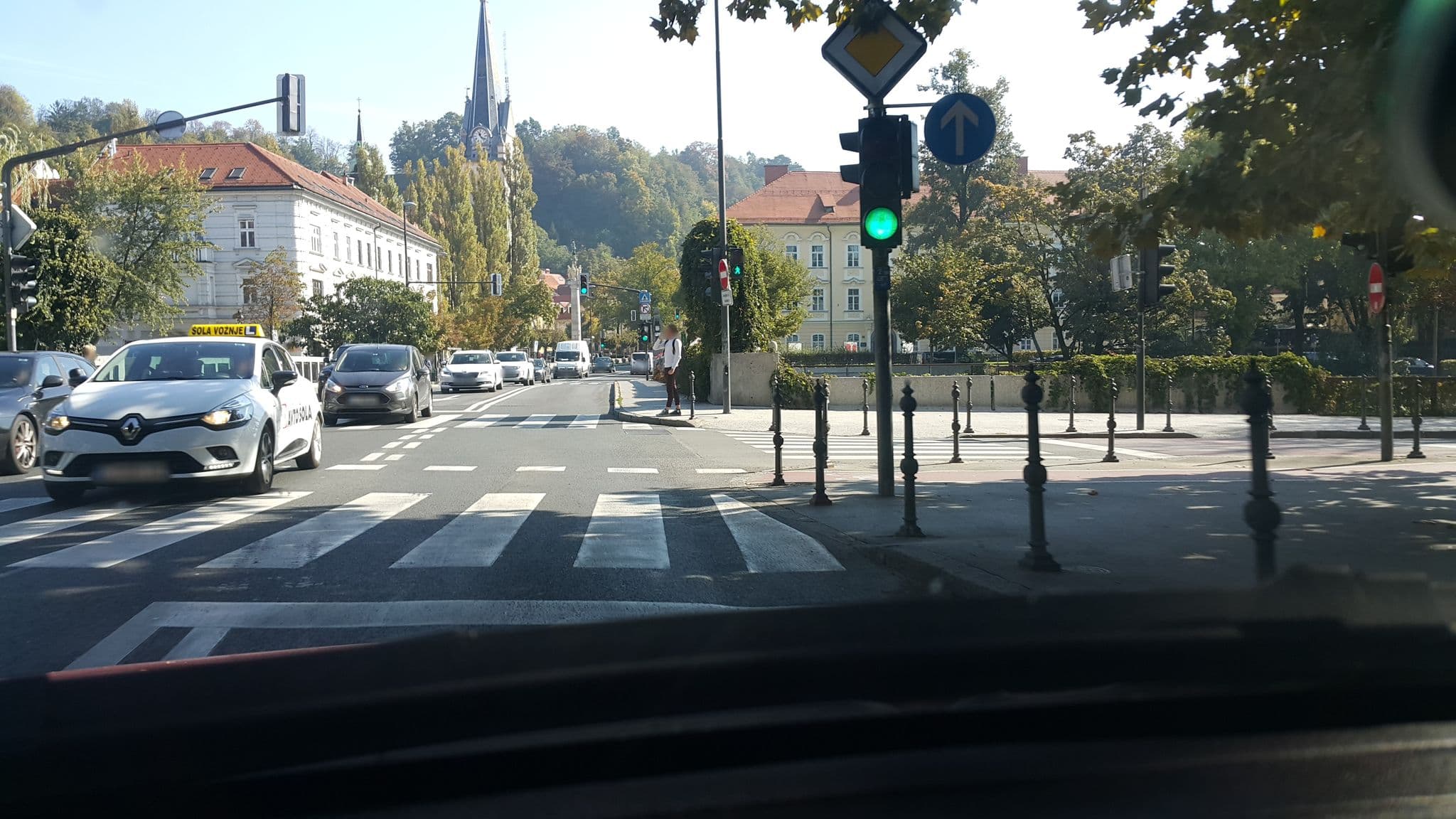 Street view near Galeria River, Ljubljana — © urosja (CC BY-SA · Mapillary)