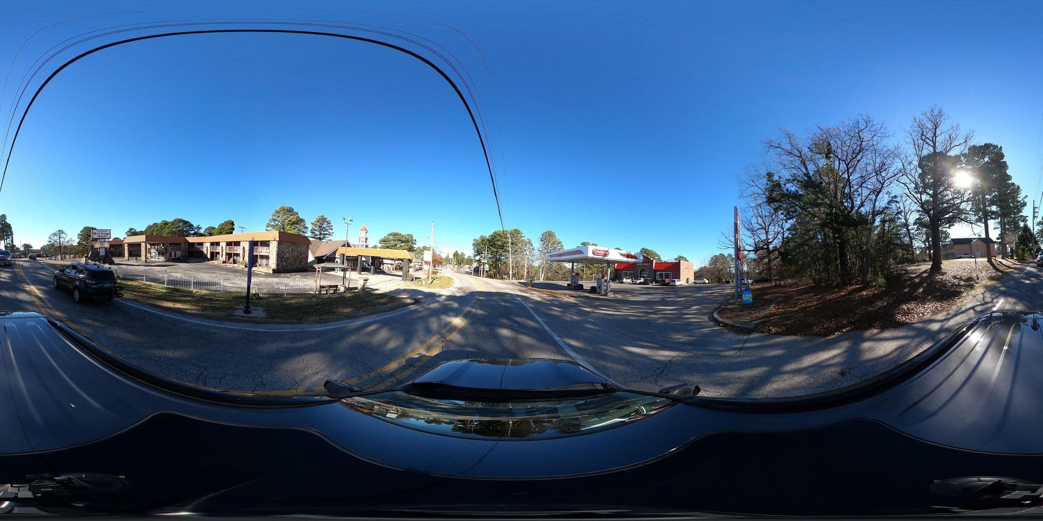 Street view near Riverside Resort On Kings River, Eureka Springs — © justinmeyers (CC BY-SA · Mapillary)