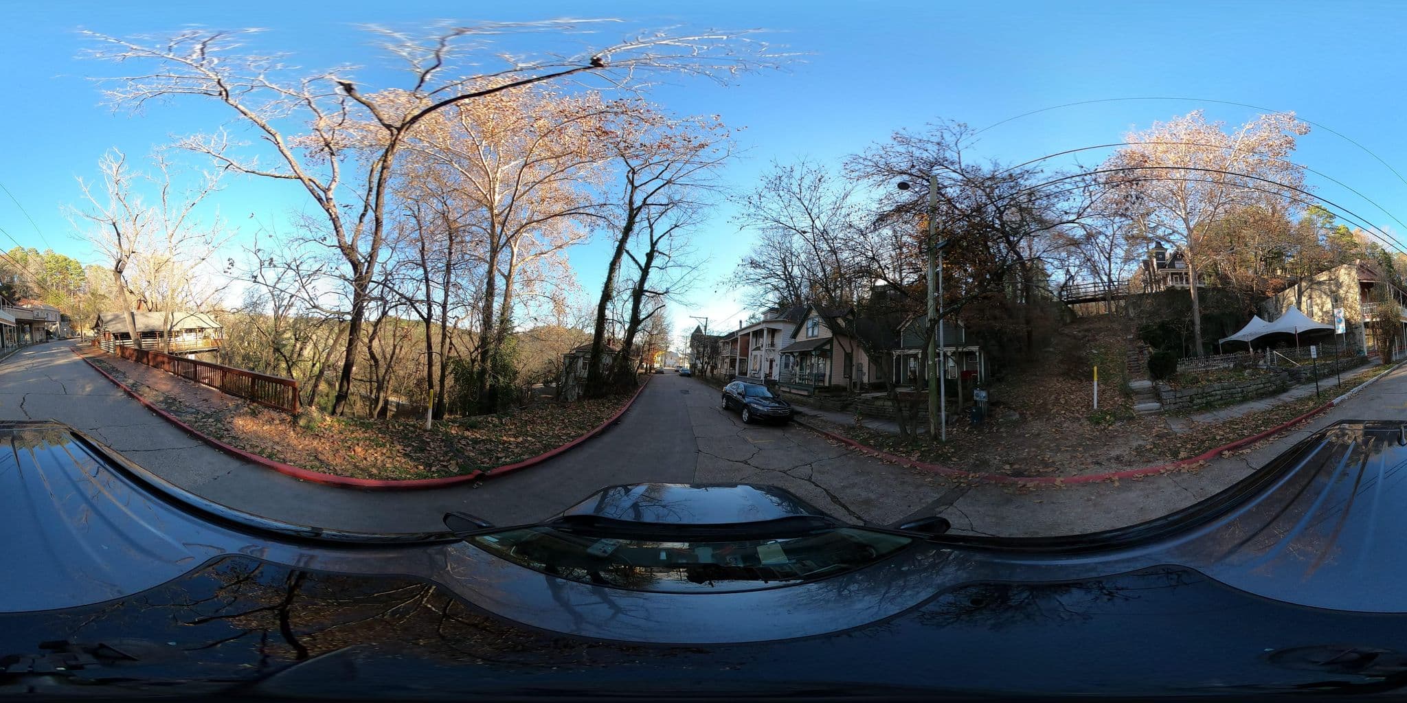 Street view near Storybook Lodging, Eureka Springs — © justinmeyers (CC BY-SA · Mapillary)
