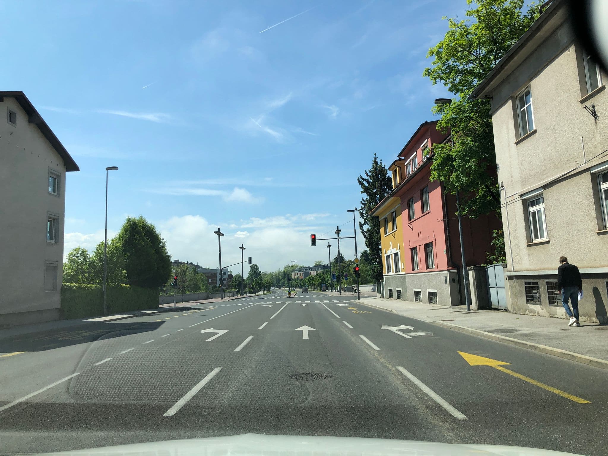 Street view near Vila Emona, Ljubljana — © derzornigemarkus (CC BY-SA · Mapillary)