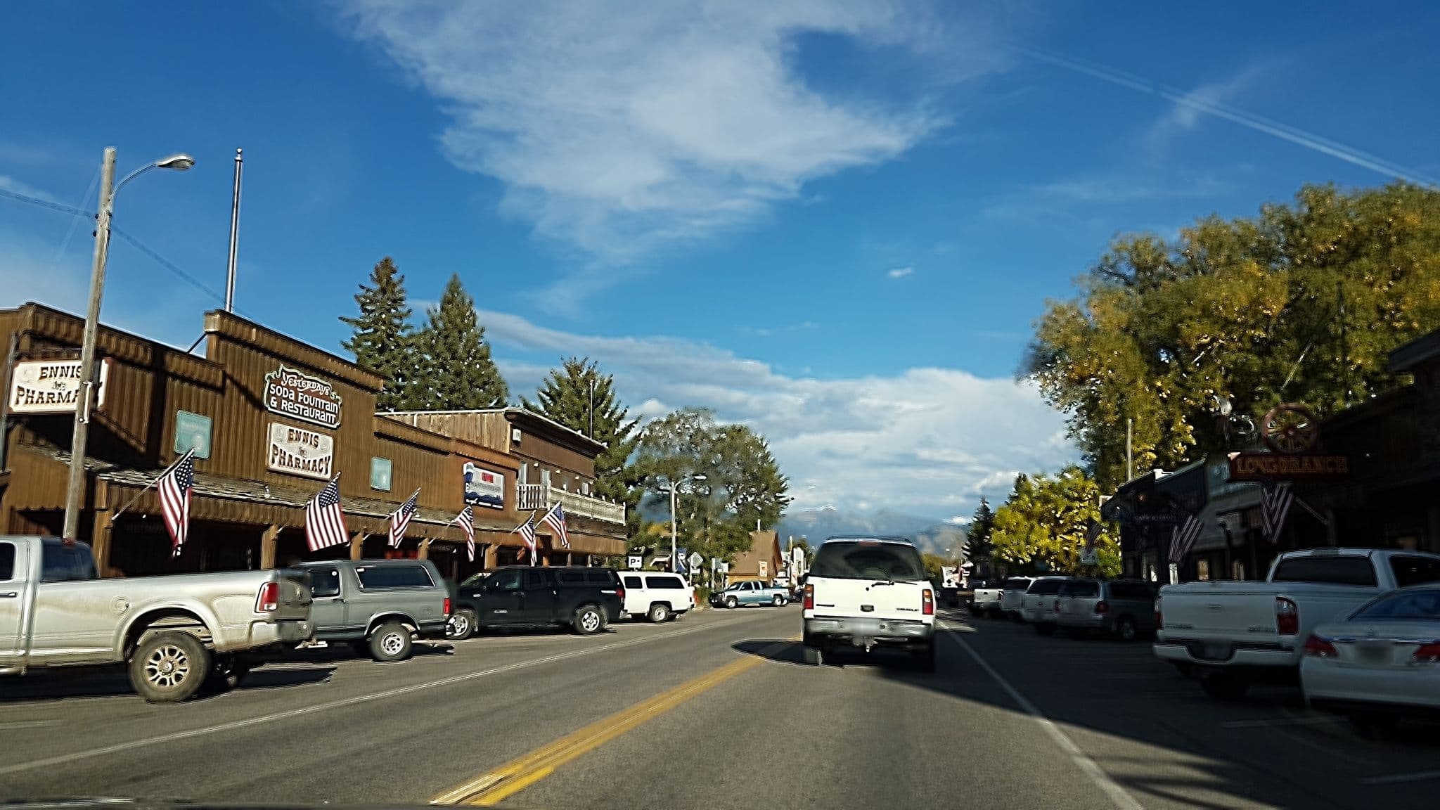 Street view near Slide Inn, Big Sky — © jopparn (CC BY-SA · Mapillary)