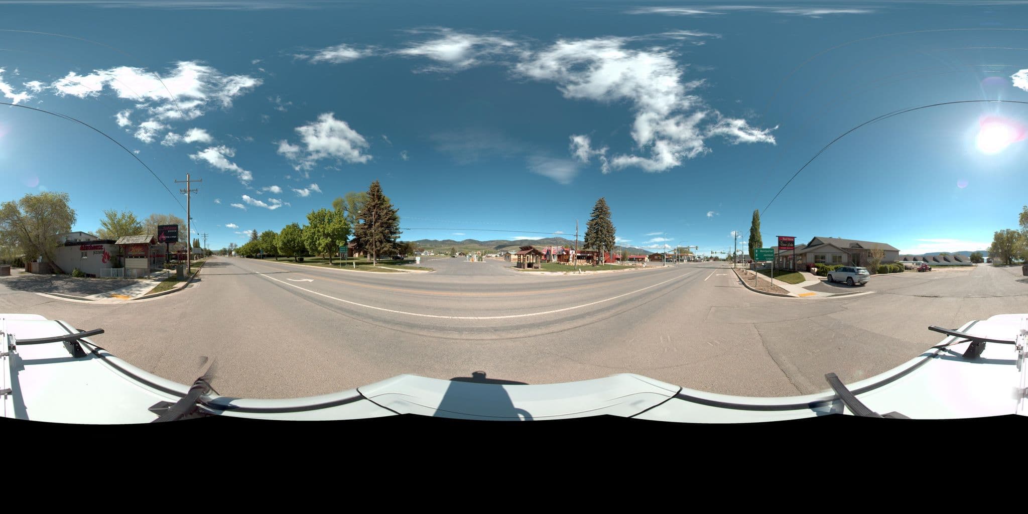 Street view near The Lodge Motel at Bear Lake, North Logan — © rking (CC BY-SA · Mapillary)