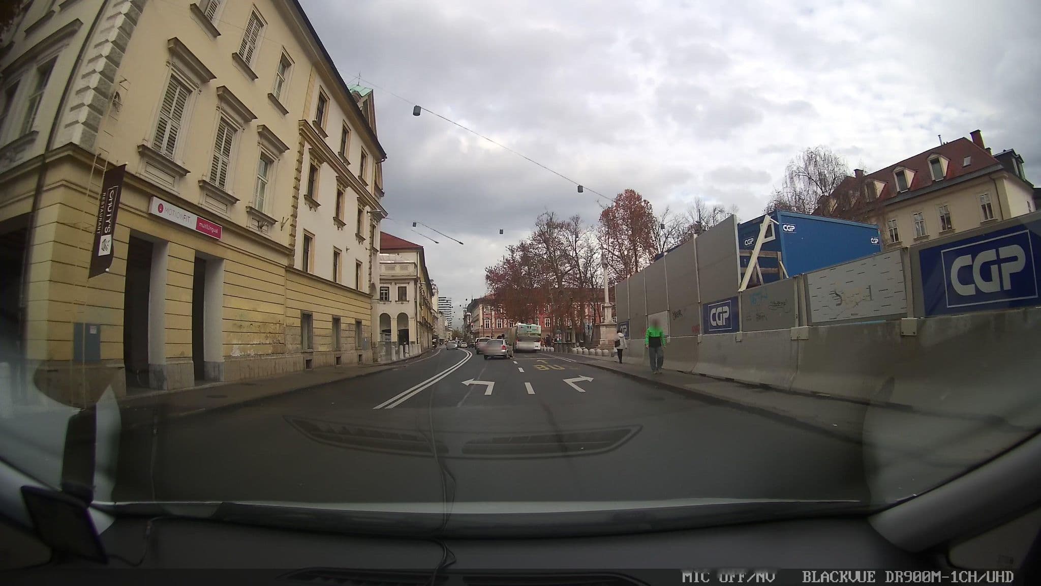 Street view near Occidental Ljubljana hotel, Ljubljana — © jthnz (CC BY-SA · Mapillary)