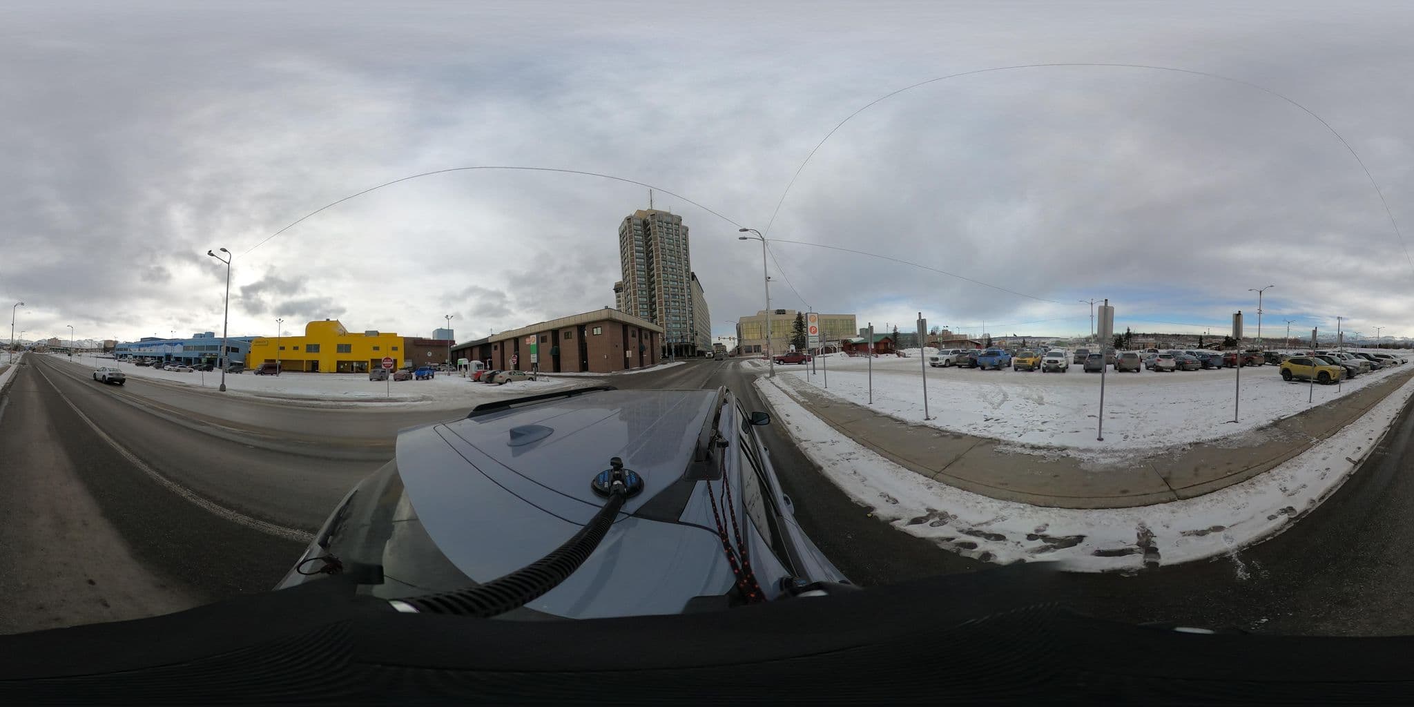 Street view near Alaska Broadcasters Assoc. Conv.- Hilton Anchorage, Anchorage — © kinneyeng (CC BY-SA · Mapillary)