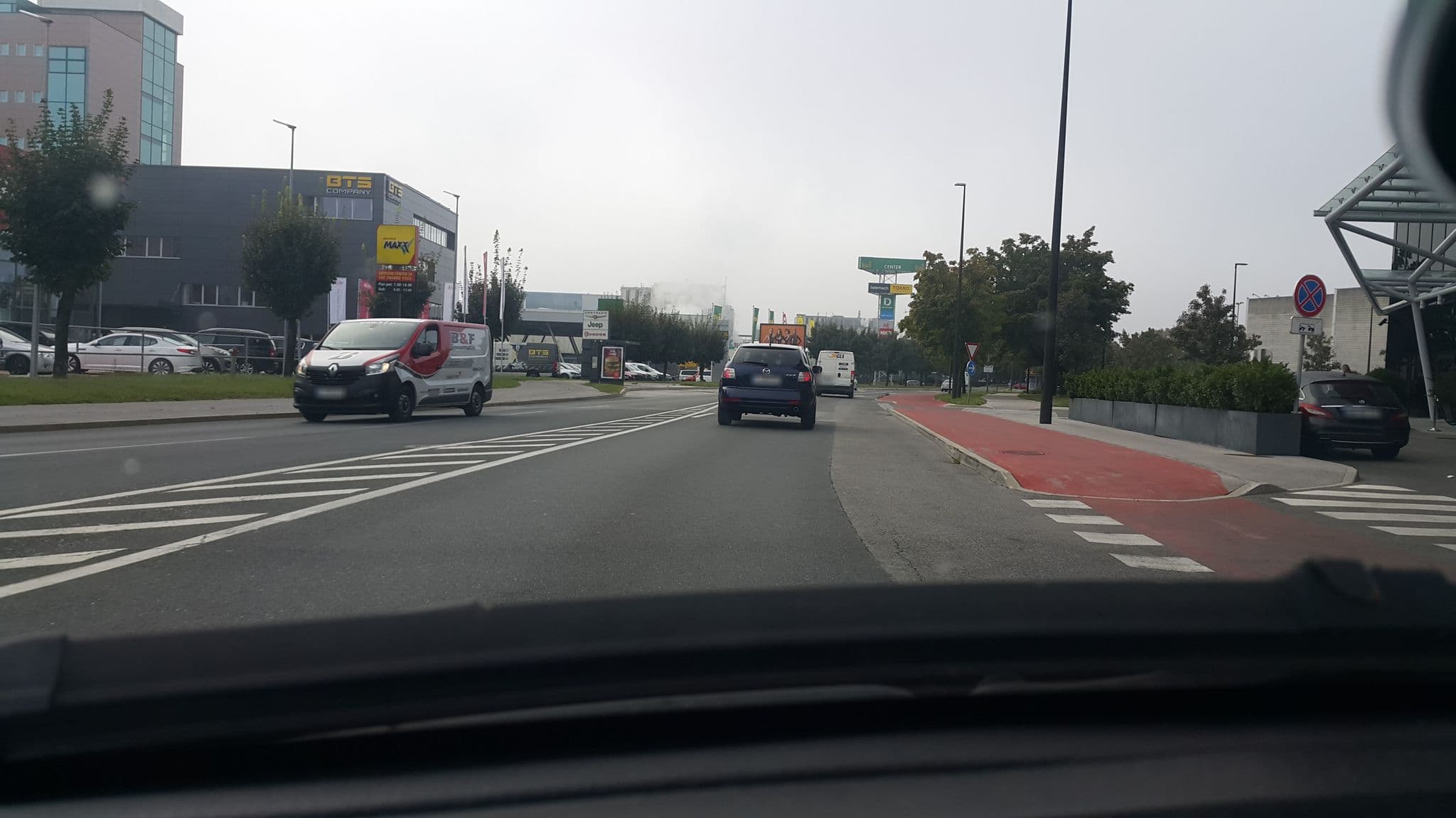 Street view near Radisson Blu Plaza Hotel Ljubljana, Ljubljana — © urosja (CC BY-SA · Mapillary)