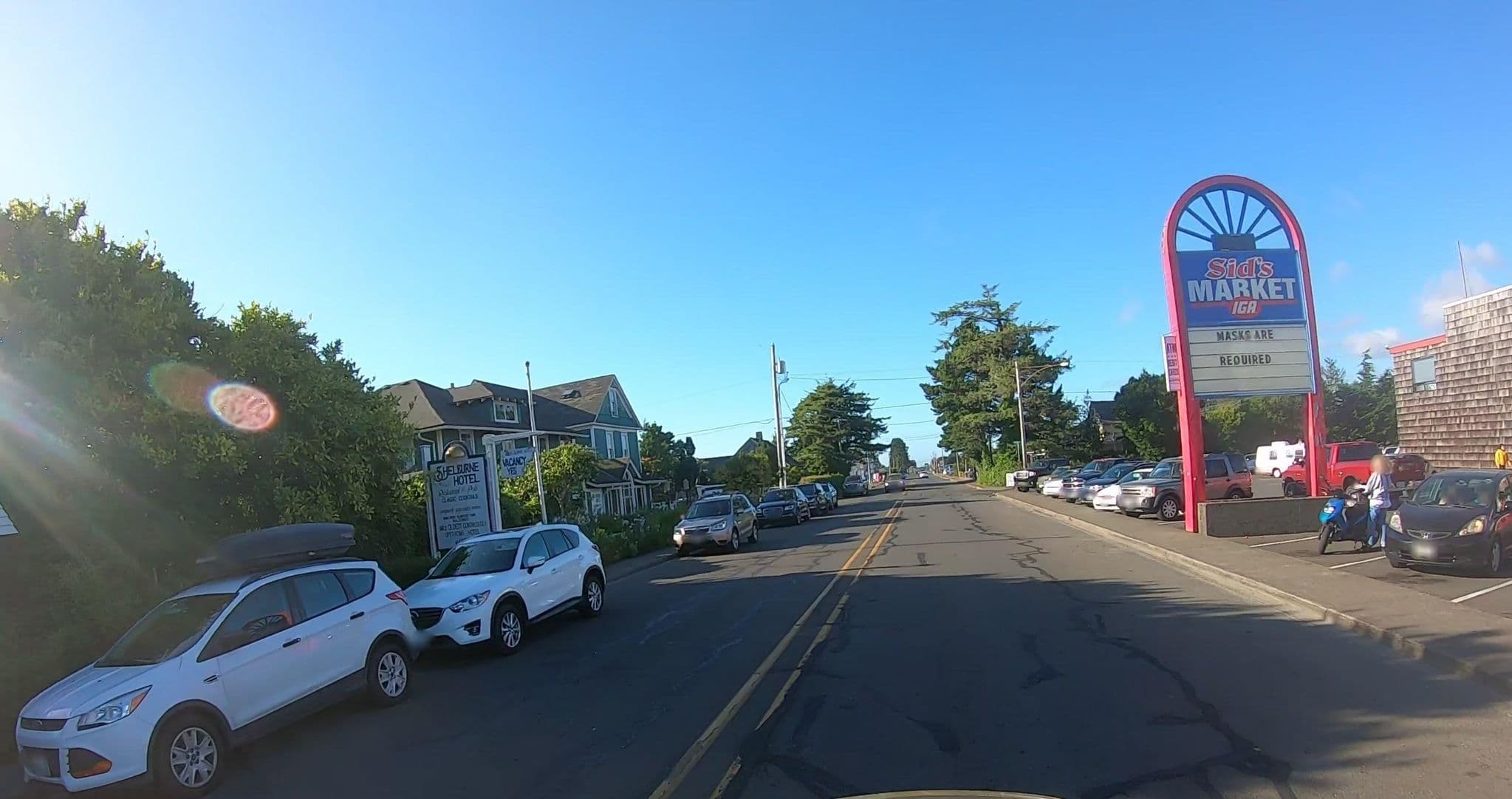 Street view near Shelburne Restaurant and Pub, Ocean Park — © networklanman (CC BY-SA · Mapillary)