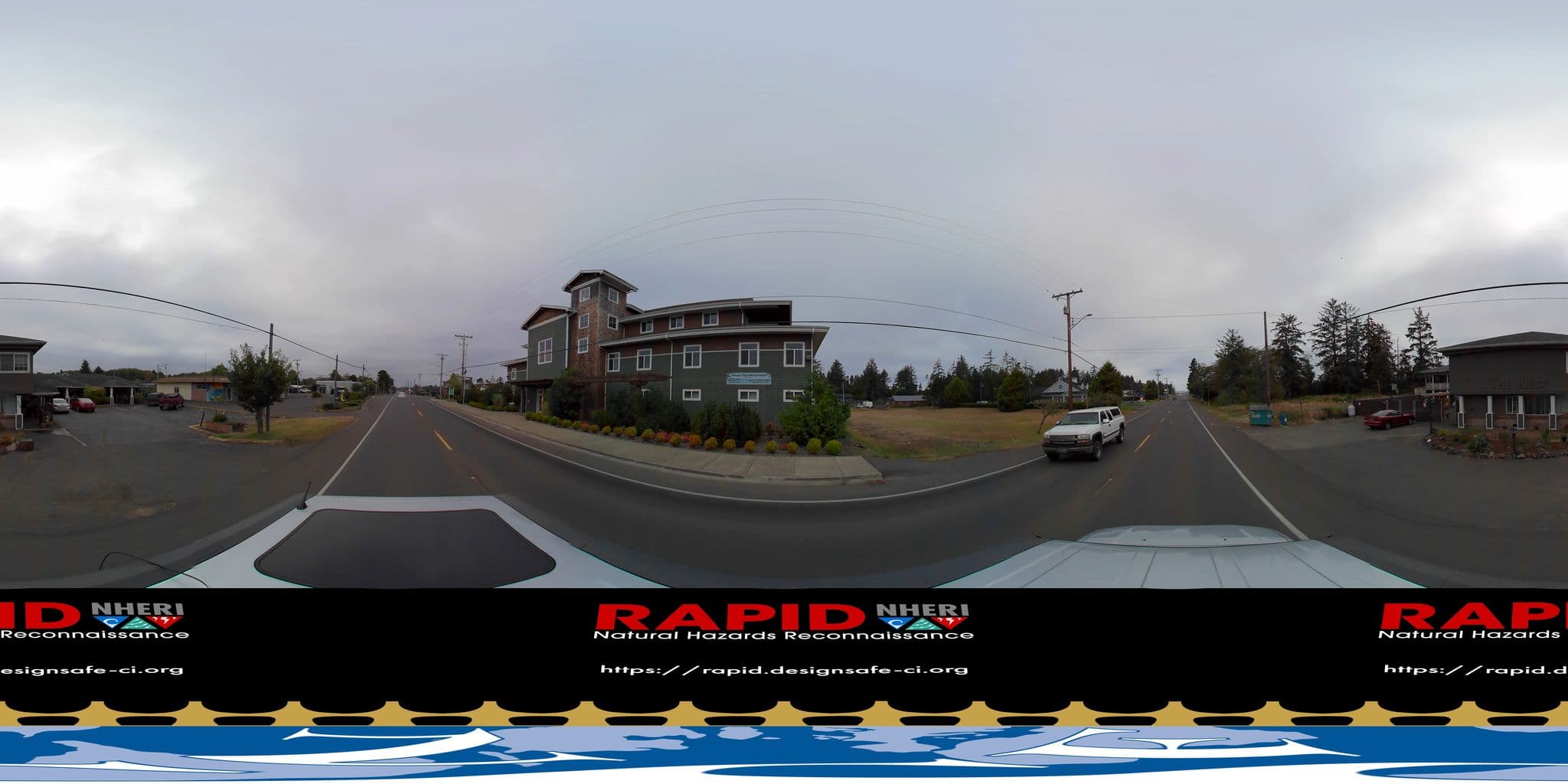 Street view near Seagull's Nest Motel, Ocean Shores — © uwrapid (CC BY-SA · Mapillary)