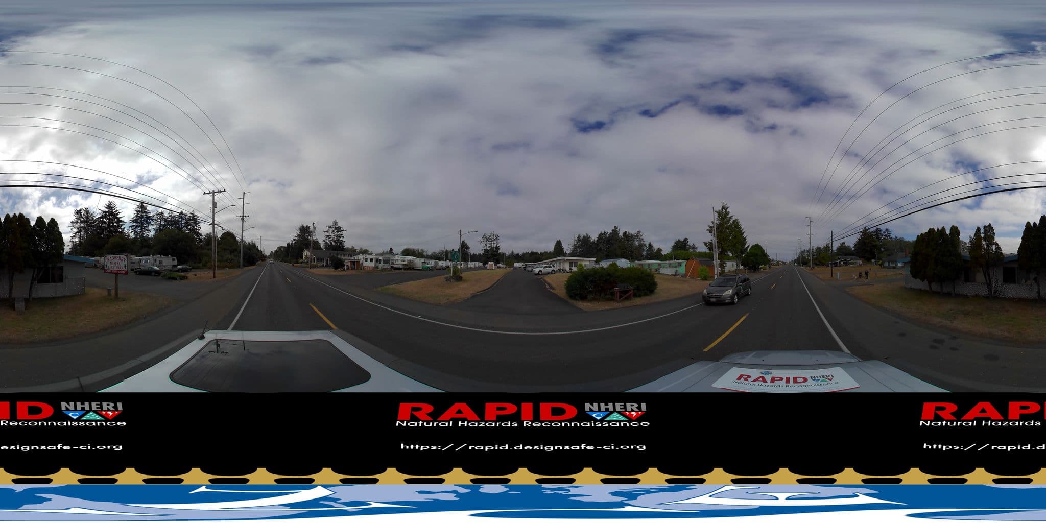 Street view near South Bay Inn, Ocean Shores — © uwrapid (CC BY-SA · Mapillary)