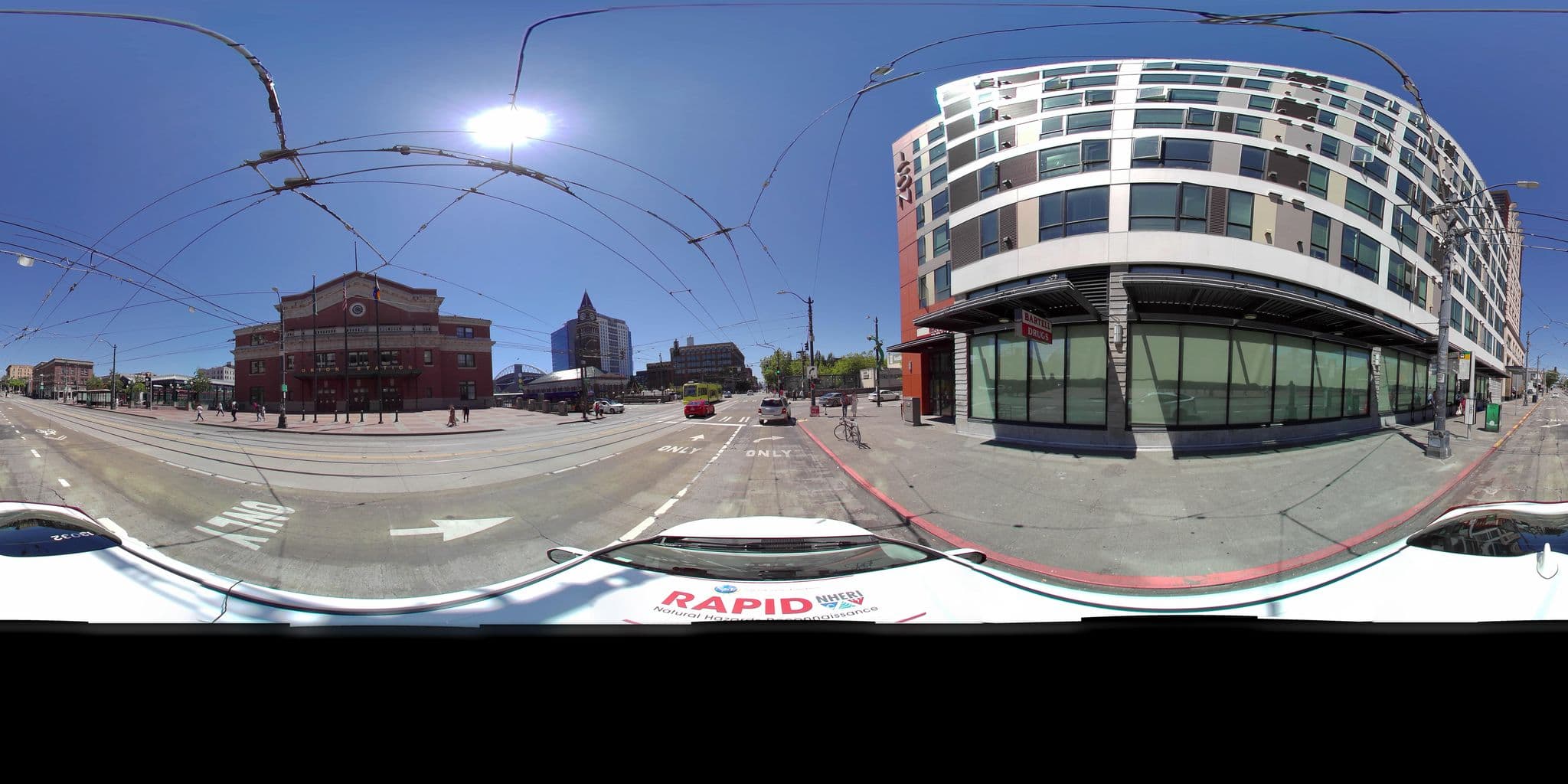 Street view near Pelicanstay Seattle, Seattle — © uwrapid (CC BY-SA · Mapillary)
