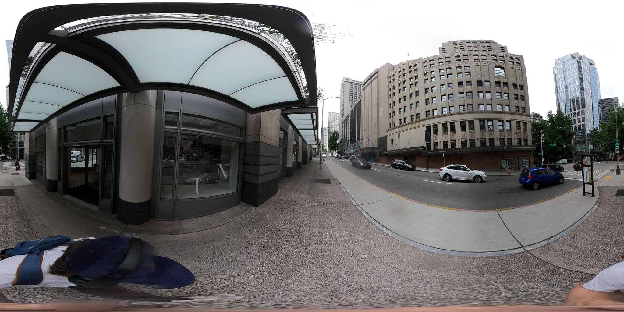 Street view near Washington Athletic Club Presidential Suite, Seattle — © mau448 (CC BY-SA · Mapillary)