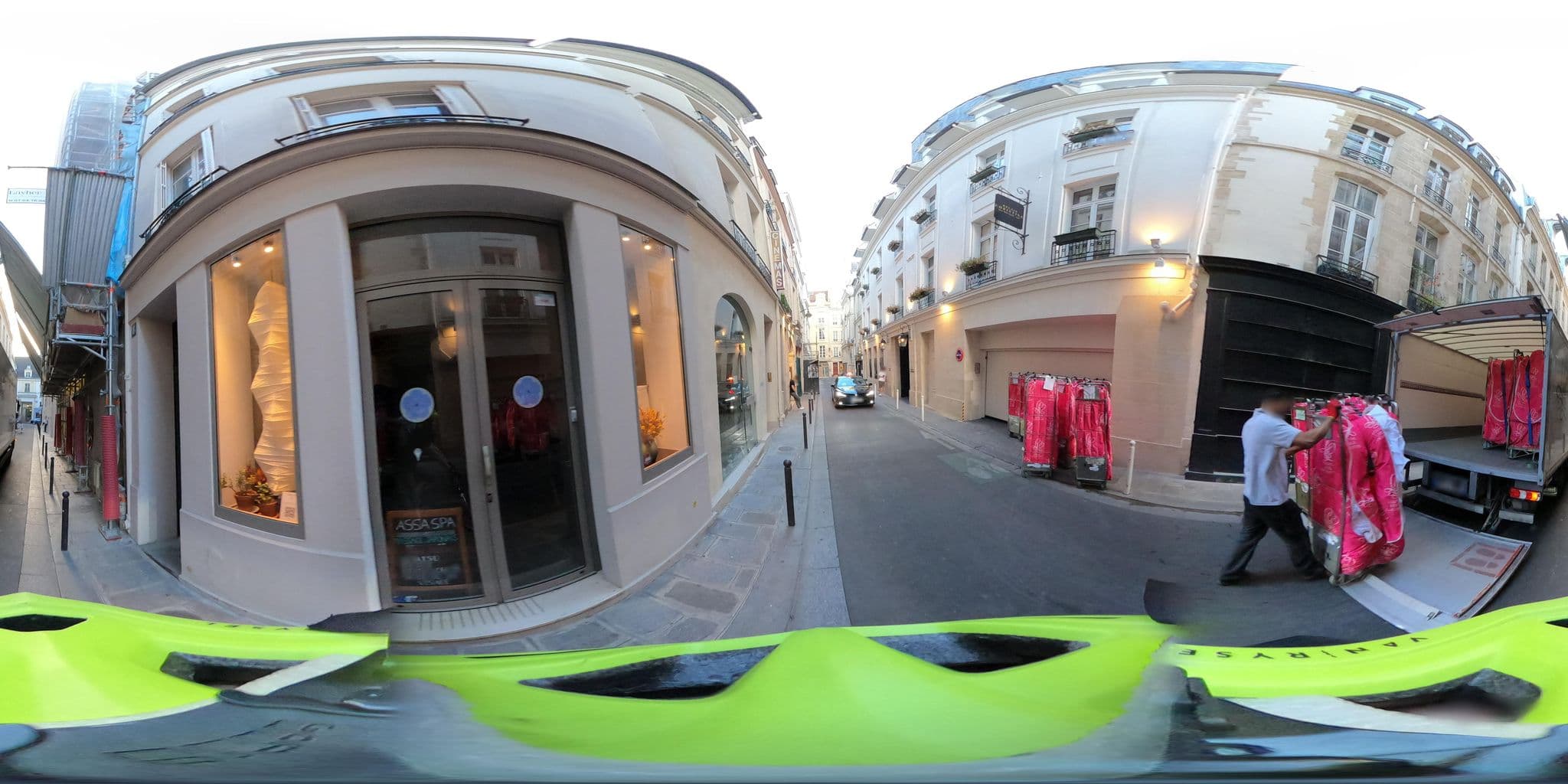 Street view near Relais Christine, Paris 01 Louvre — © Stefdegreef (CC BY-SA · Mapillary)