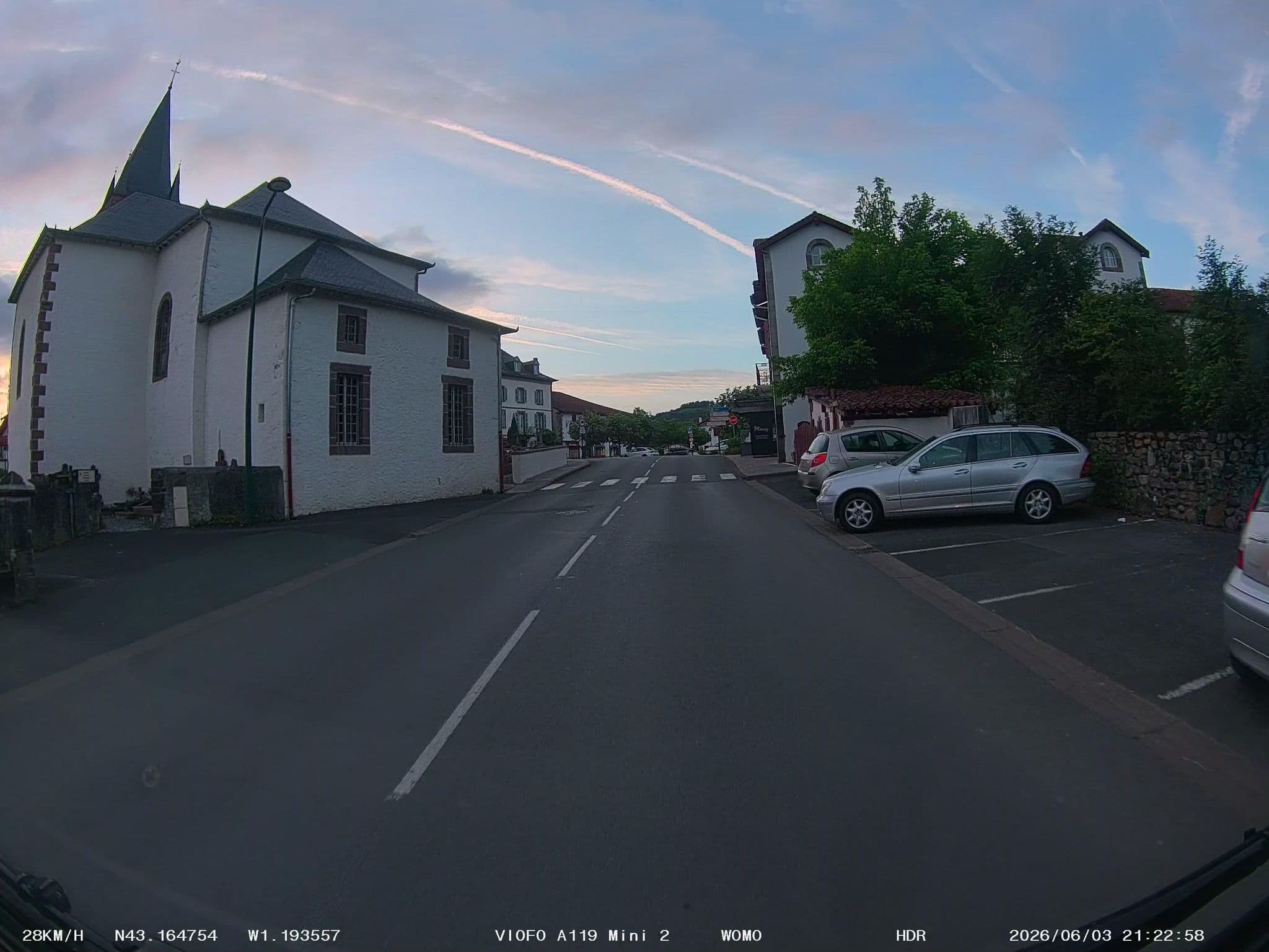 Street view near Hôtel Restaurant Mendy, Saint-Jean-Pied-de-Port — © soulcover (CC BY-SA · Mapillary)