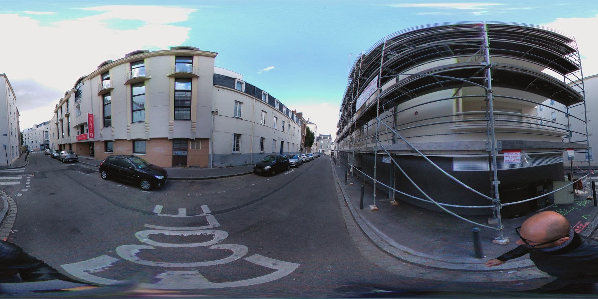 Street view near Dom'Ville'Services, Nantes — © cartocite (CC BY-SA · Mapillary)