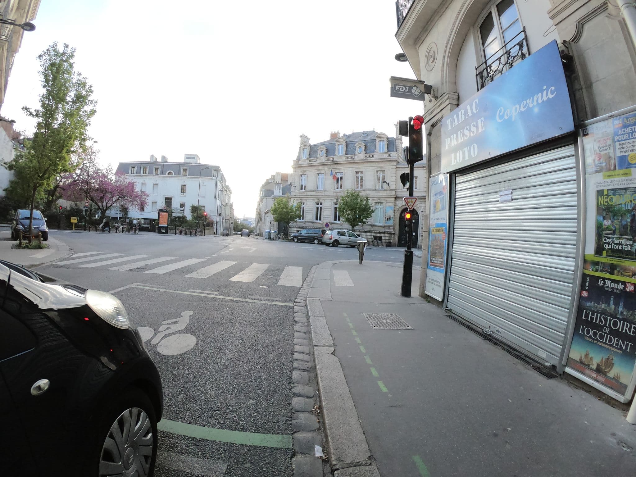 Street view near Le Copernic, Nantes — © cartocite (CC BY-SA · Mapillary)