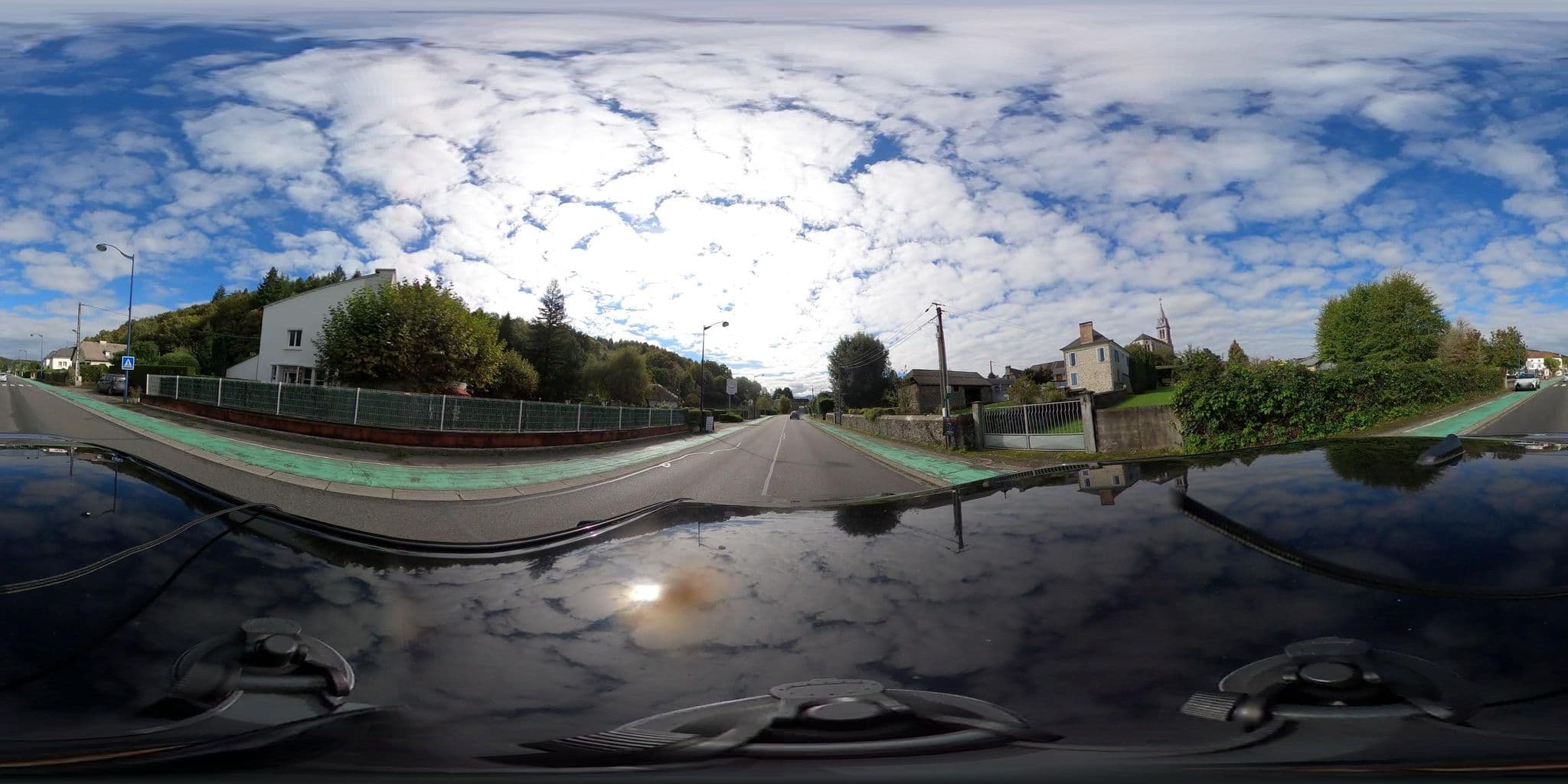 Street view near Hôtel-restaurant Coin Campagne, Lourdes — © tumblecow (CC BY-SA · Mapillary)
