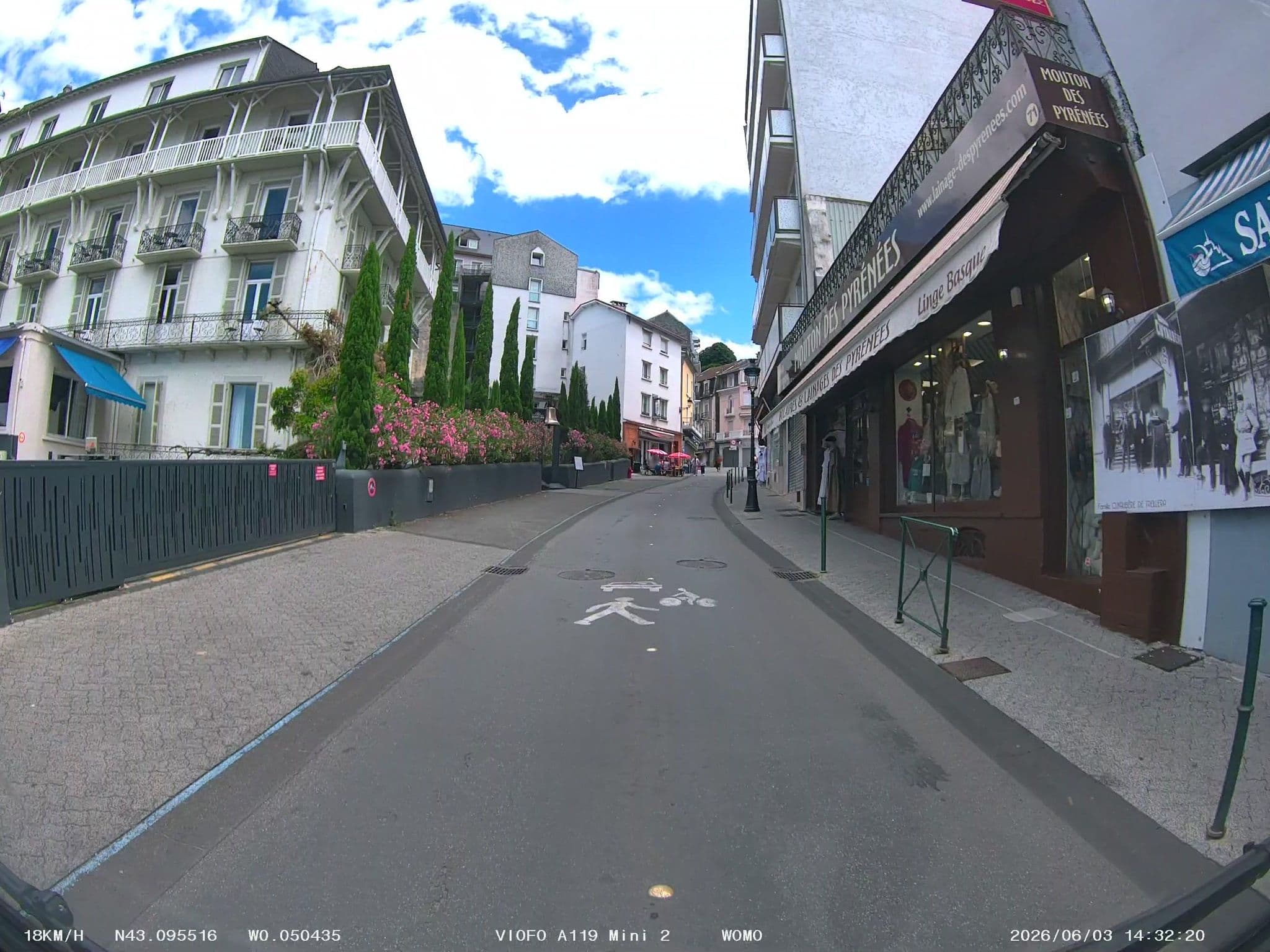 Street view near Marial Hotel Lourdes, Lourdes — © soulcover (CC BY-SA · Mapillary)
