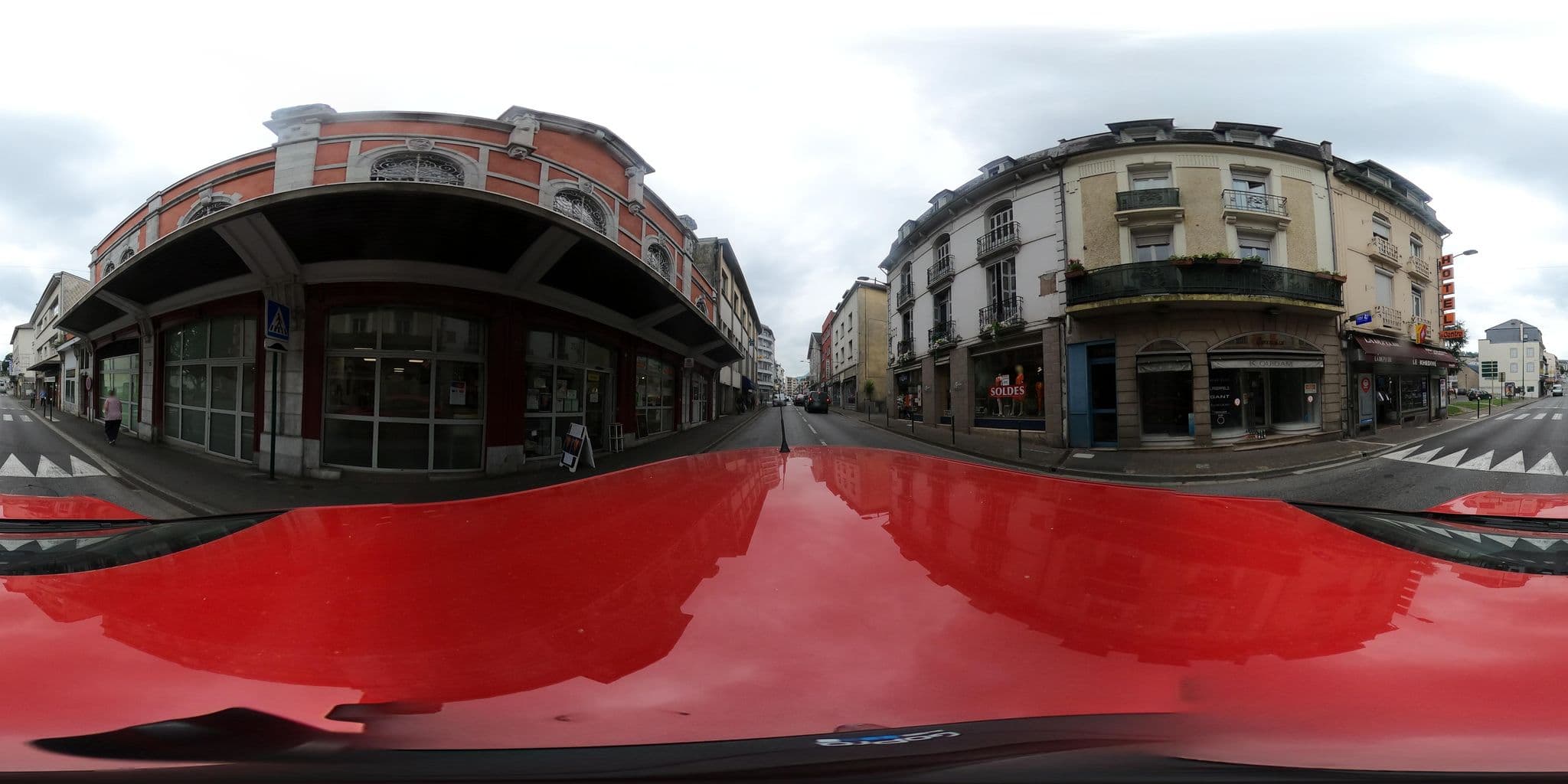 Street view near Hôtel Restaurant Aast, Lourdes — © IterER (CC BY-SA · Mapillary)