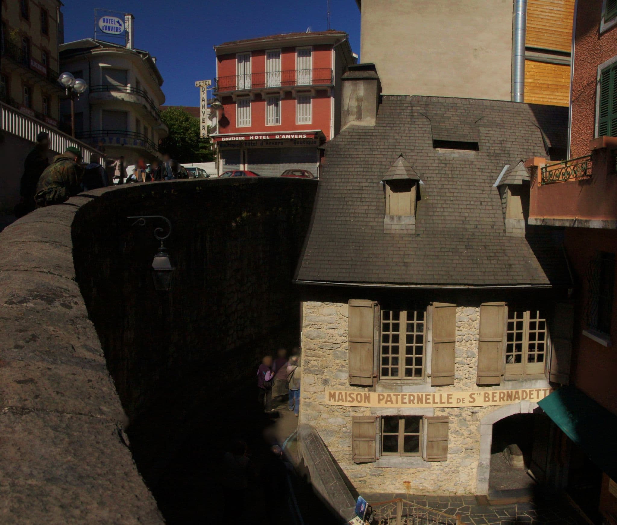 Street view near Hôtel Belge et Madrid, Lourdes — © cm_hamburg (CC BY-SA · Mapillary)