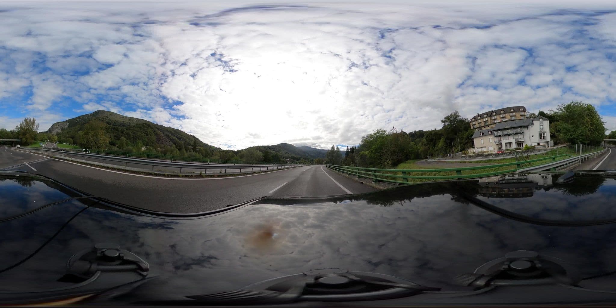 Street view near Logis Hôtel du Lavedan, Lourdes — © tumblecow (CC BY-SA · Mapillary)