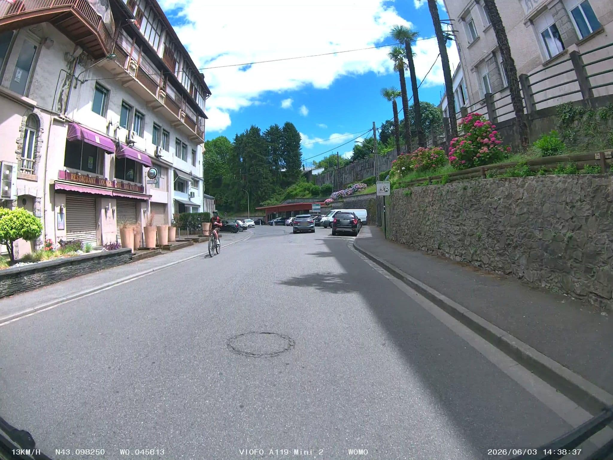 Street view near Hôtel de Nevers, Lourdes — © soulcover (CC BY-SA · Mapillary)