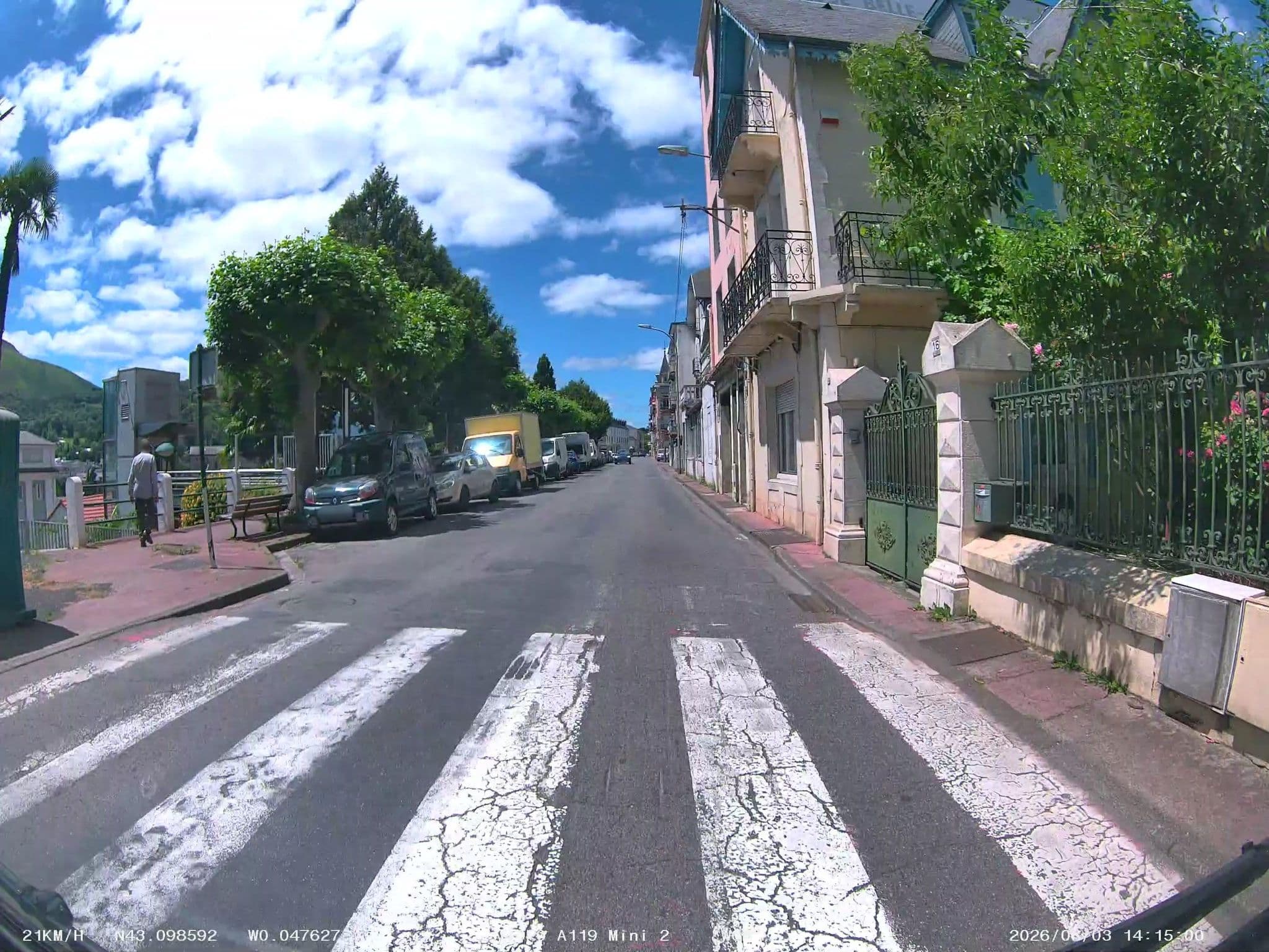 Street view near Hôtel de Genève, Lourdes — © soulcover (CC BY-SA · Mapillary)