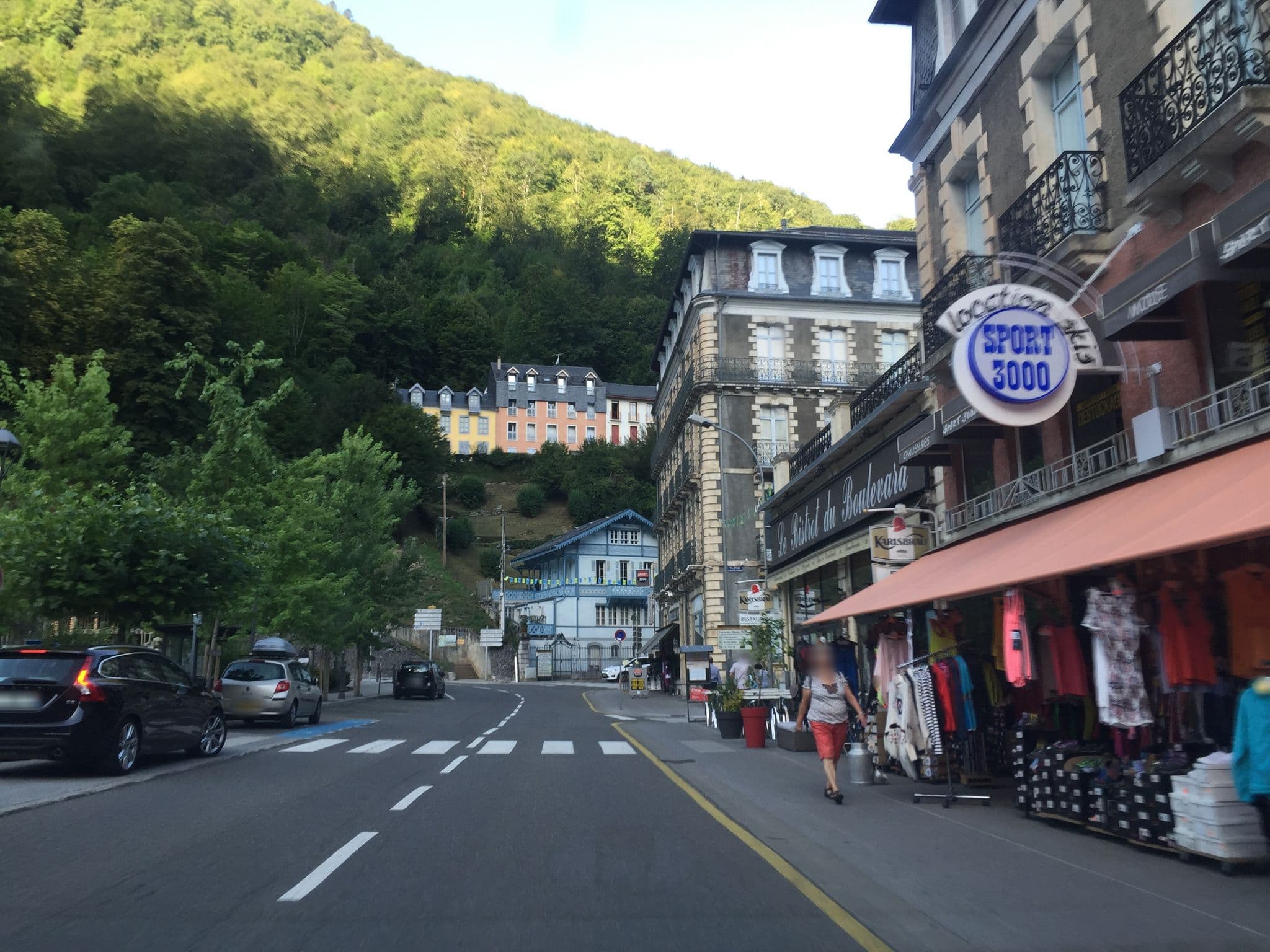 Street view near Hotel Dulau Restaurant, Cauterets — © pgiraud (CC BY-SA · Mapillary)