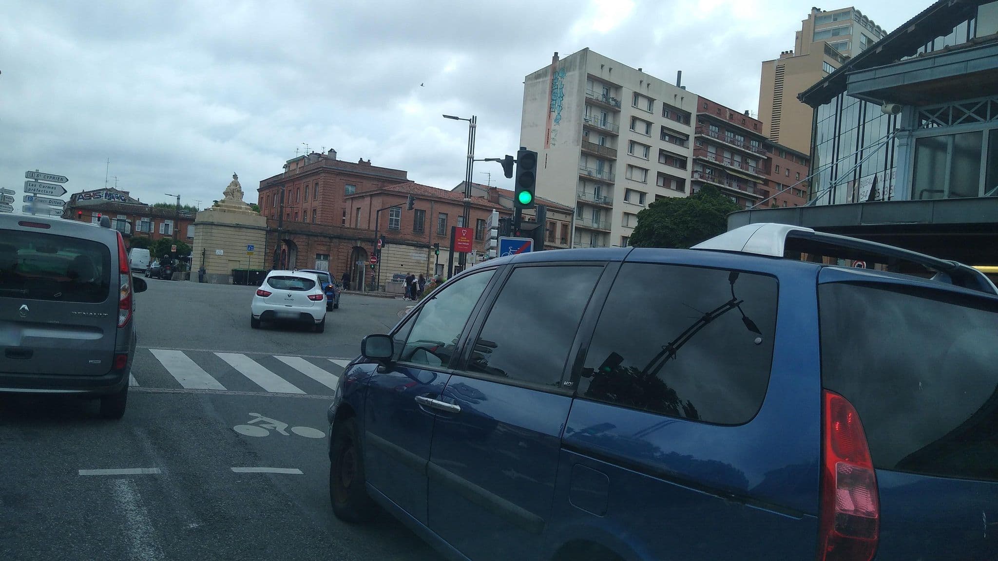 Street view near Hôtel Duprat, Toulouse — © rhum (CC BY-SA · Mapillary)