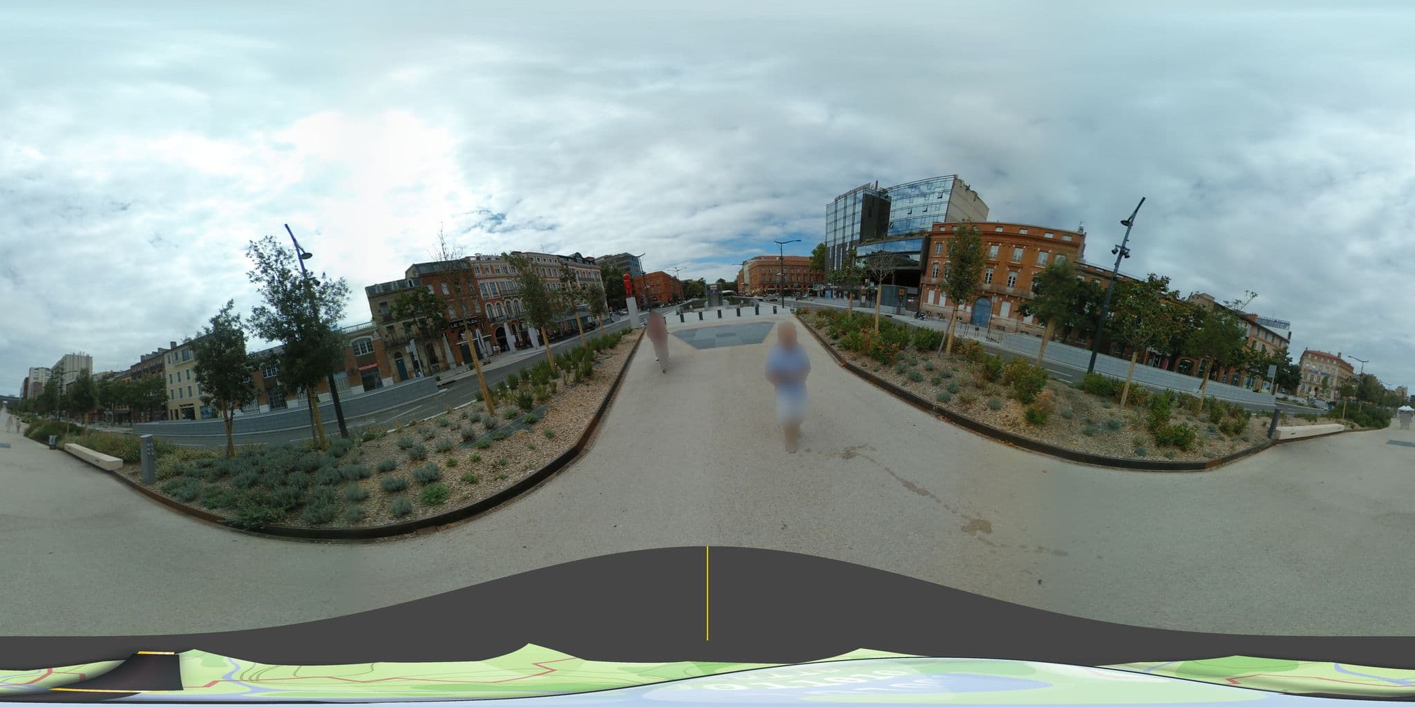 Street view near Hovec, Toulouse — © tyndare (CC BY-SA · Mapillary)