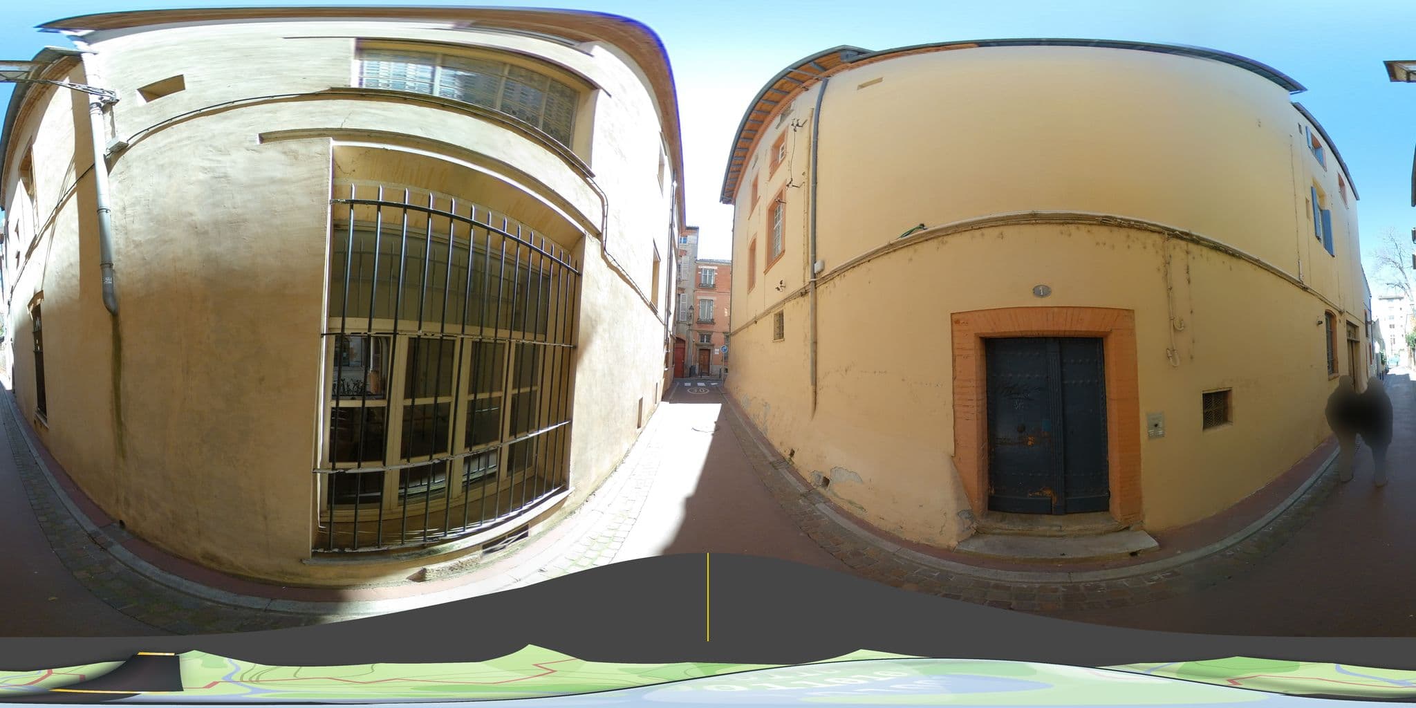 Street view near Le Clos des Salins, Toulouse — © tyndare (CC BY-SA · Mapillary)
