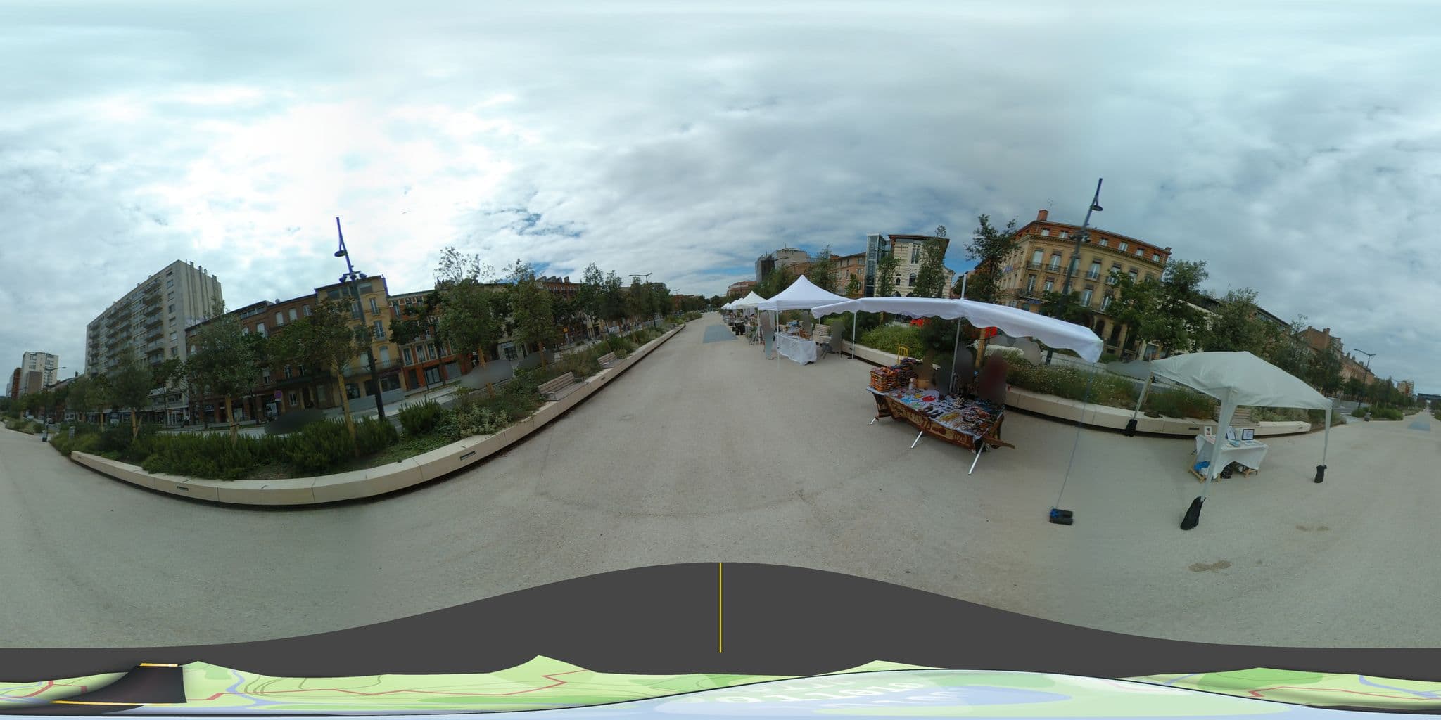 Street view near Eurotel Eurotel, Toulouse — © tyndare (CC BY-SA · Mapillary)