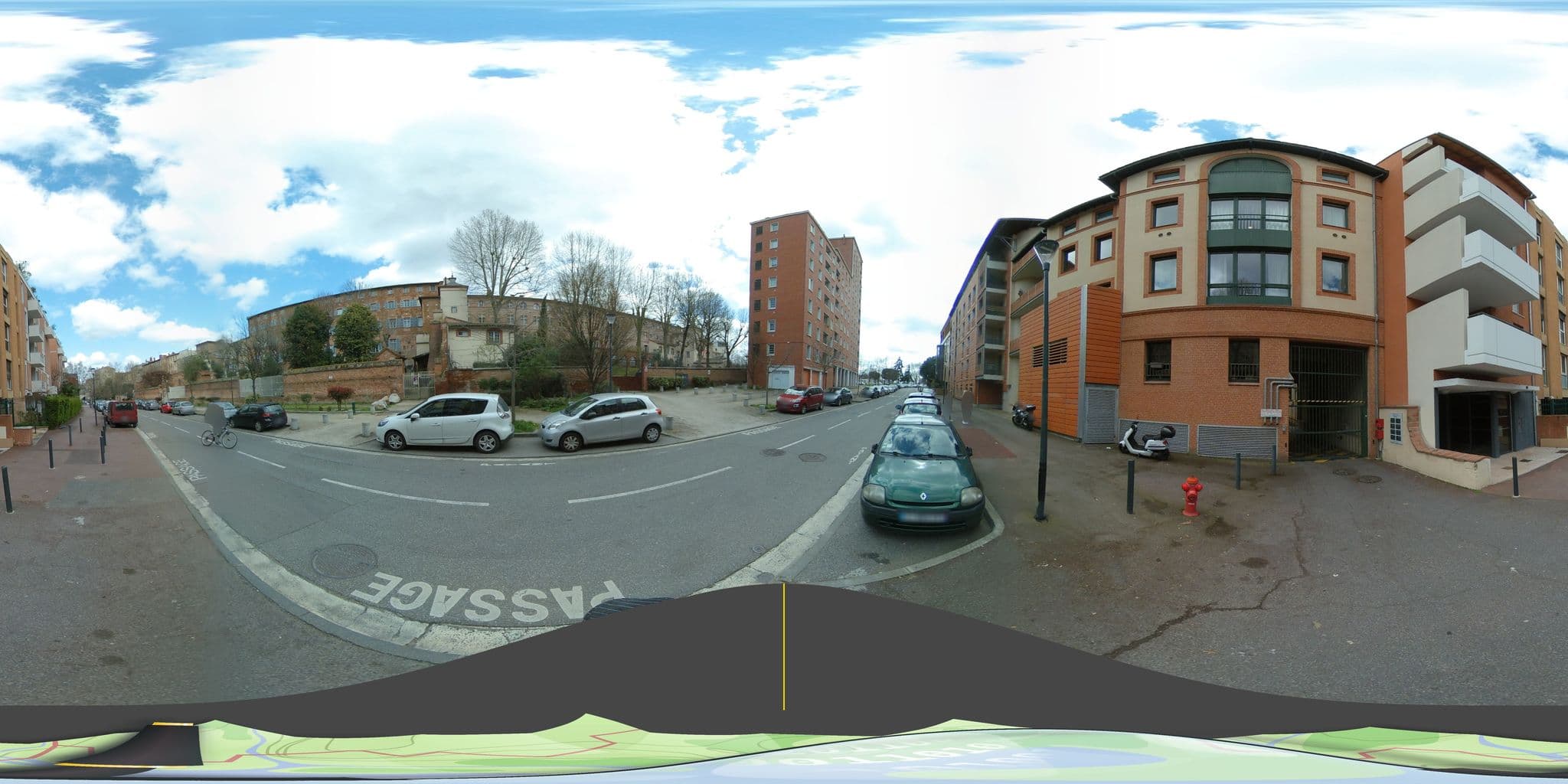 Street view near ResidHotel Toulouse Center, Toulouse — © tyndare (CC BY-SA · Mapillary)