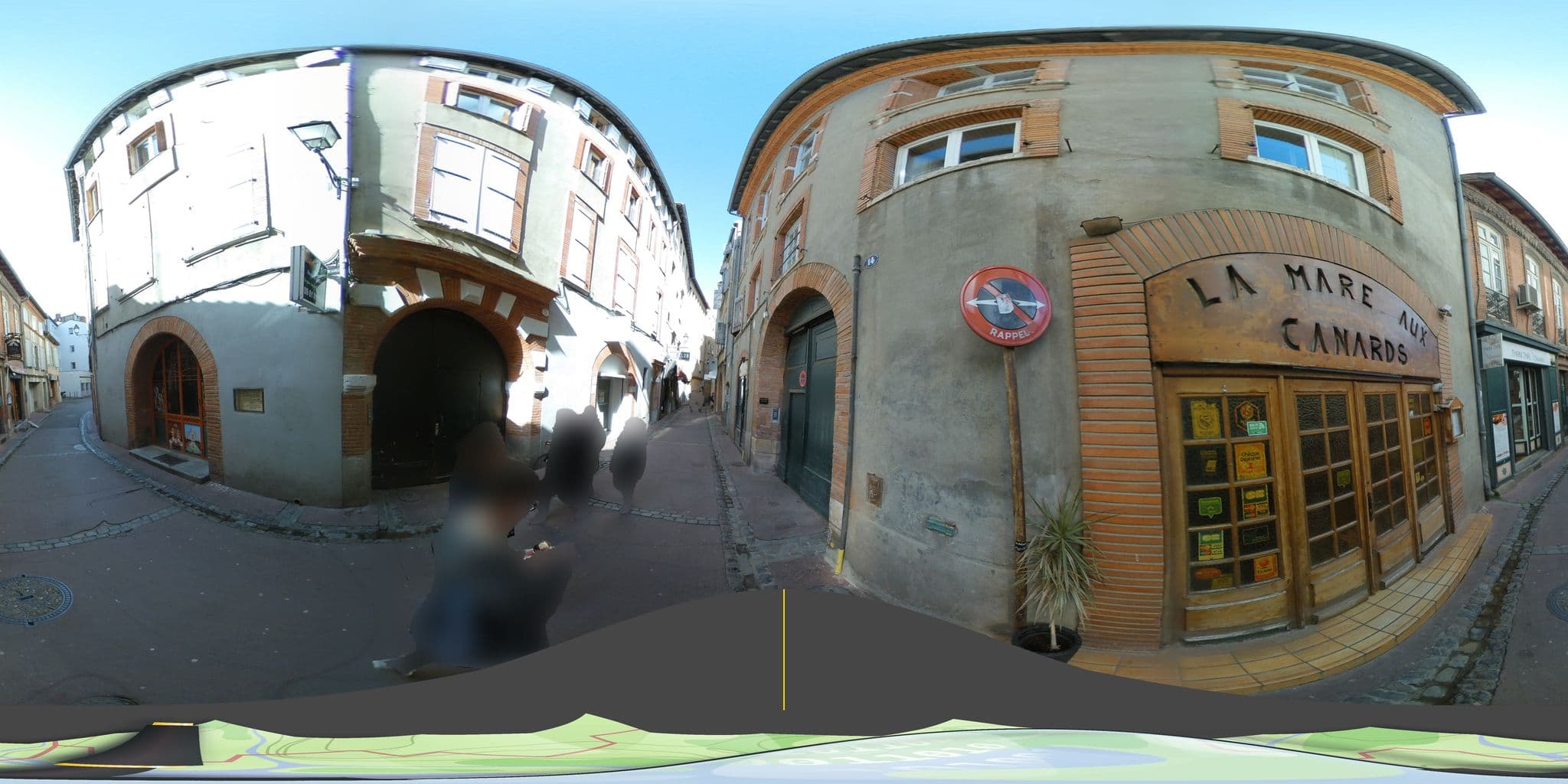 Street view near Ombre Bleu, Toulouse — © tyndare (CC BY-SA · Mapillary)