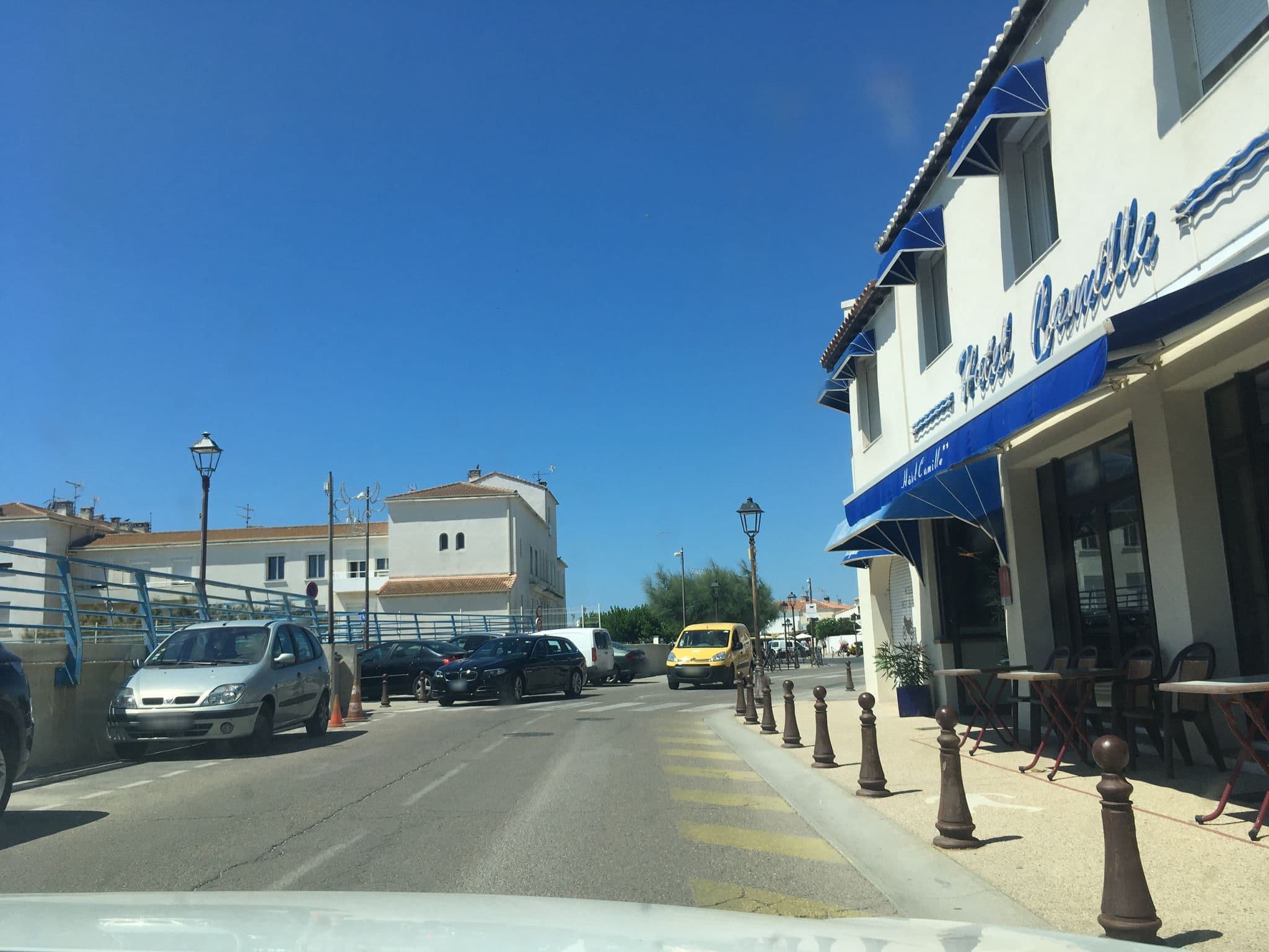Street view near Hotel Camille, Saintes-Maries-de-la-Mer — © beat (CC BY-SA · Mapillary)