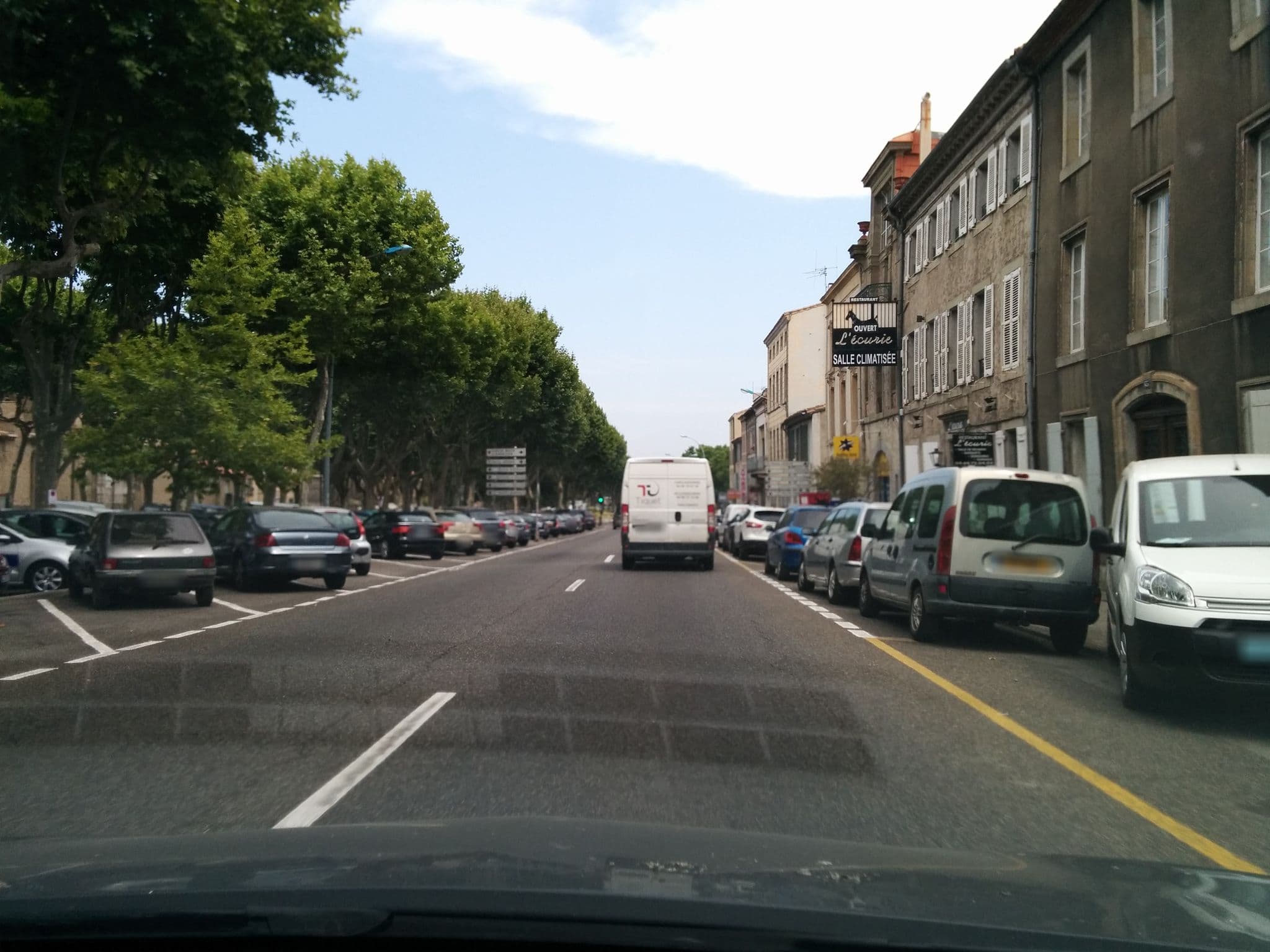 Street view near Le 45, Carcassonne — © moktarama (CC BY-SA · Mapillary)